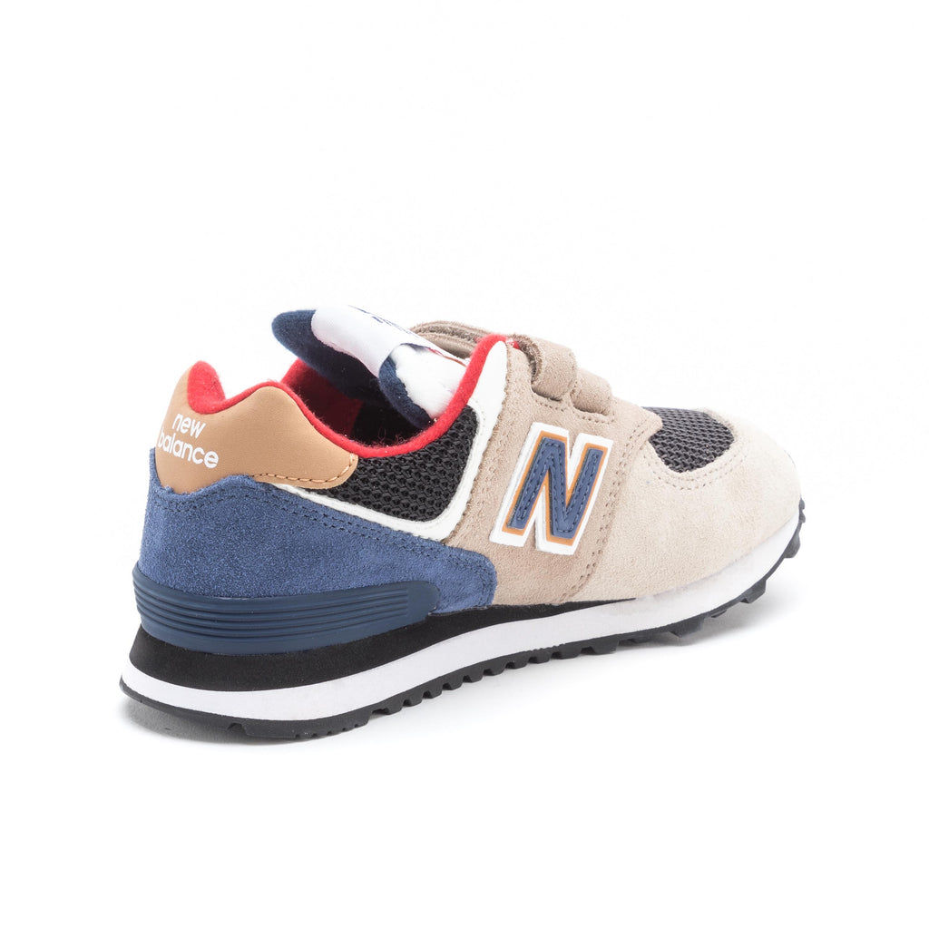 Deportiva kaki/azulón con velcro PV574LA1 New Balance - PV574LA1-470-3.jpg