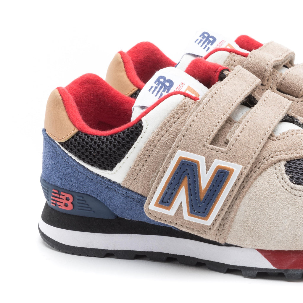 Deportiva kaki/azulón con velcro PV574LA1 New Balance - PV574LA1-470-5.jpg