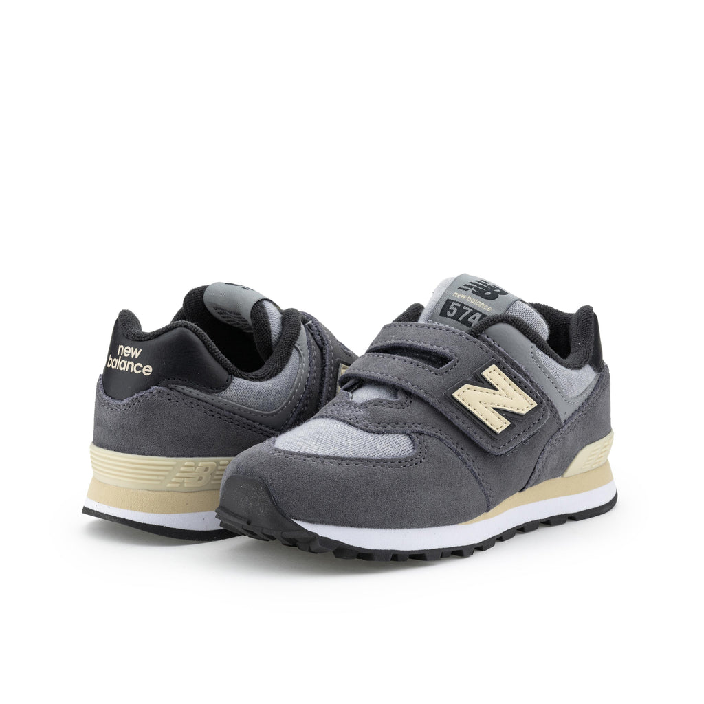 Deportiva gris/beige con velcro PV574LGG de New Balance - PV574LGG-261-2.jpg