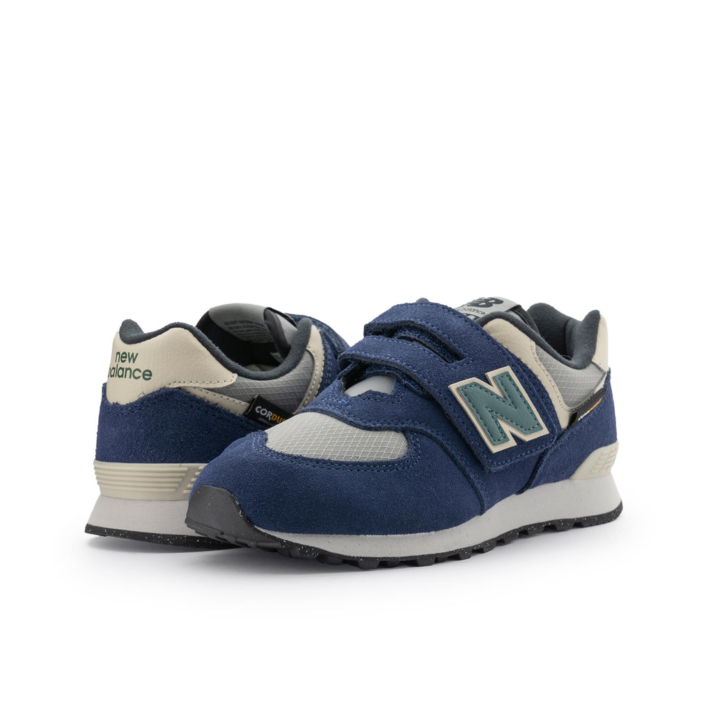 Deportiva azul/verde con velcro PV574SOA de New Balance - PV574SOA-204-2.jpg