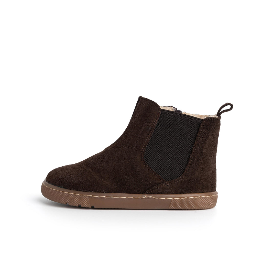 Bota barefoot serraje marrón R15 Jeromín