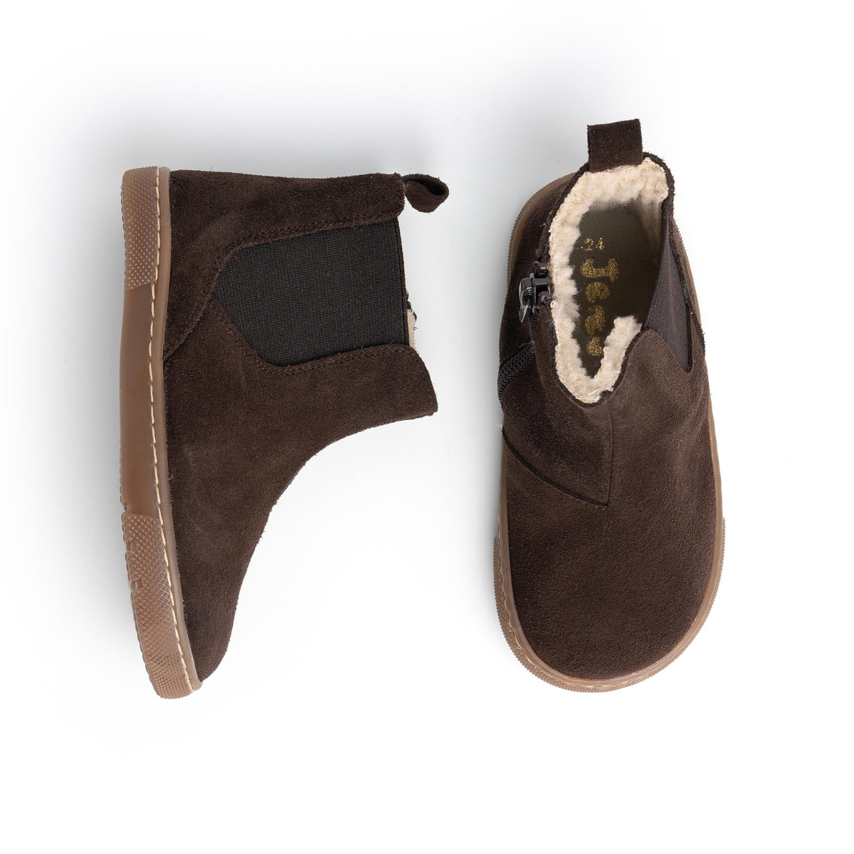 Bota barefoot serraje marrón R15 Jeromín