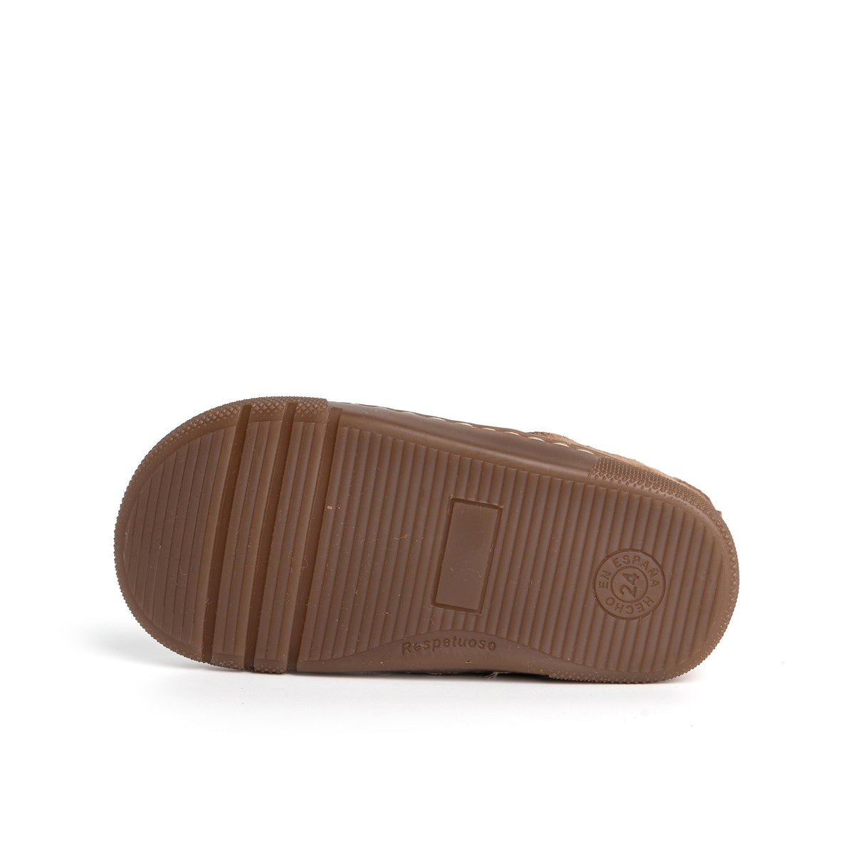 Bota barefoot serraje visón R15 Jeromín