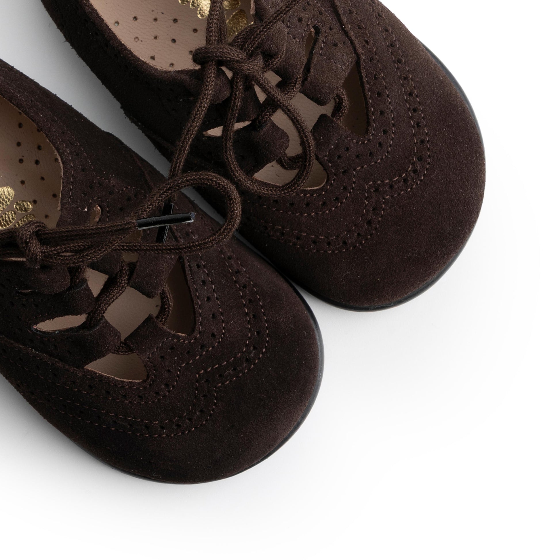 Angelito barefoot serraje marrón R3992 Jeromín