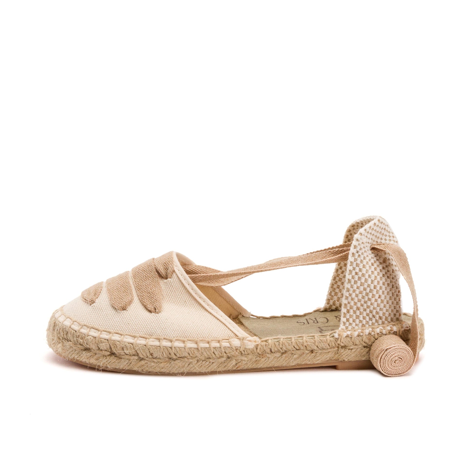 Alpargata cerrada crudo/beige de cintas REGCORTA Pepa&Cris - REGCORTA-401-1.jpg