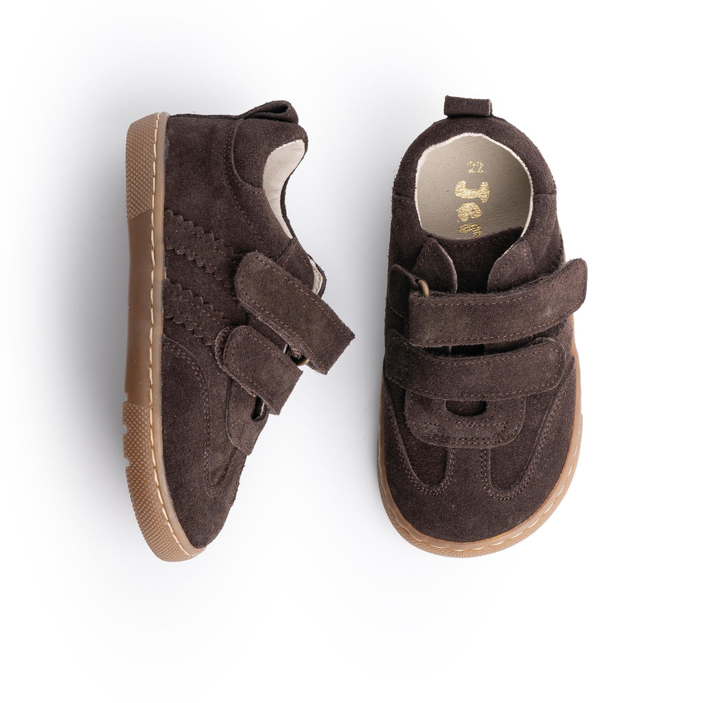 Deportiva barefoot serraje marrón REP Jeromín