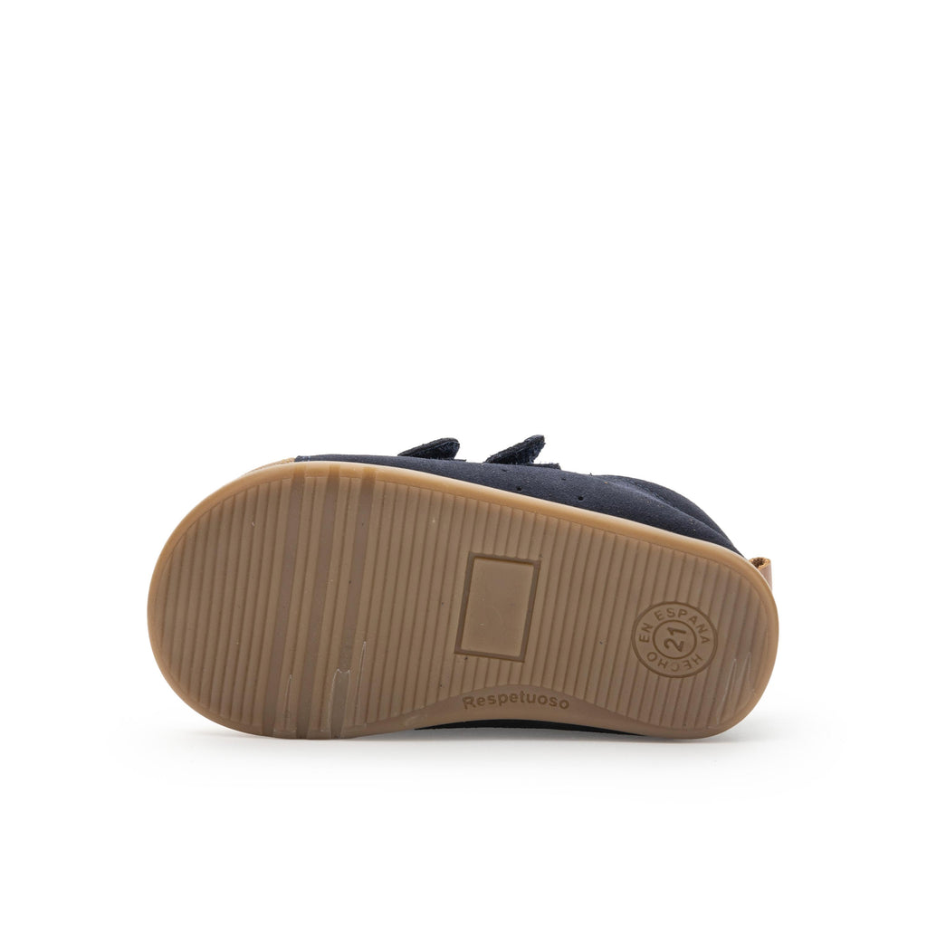 Deportiva barefoot ante azul con velcro REP Jeromín - REP-27-4.jpg