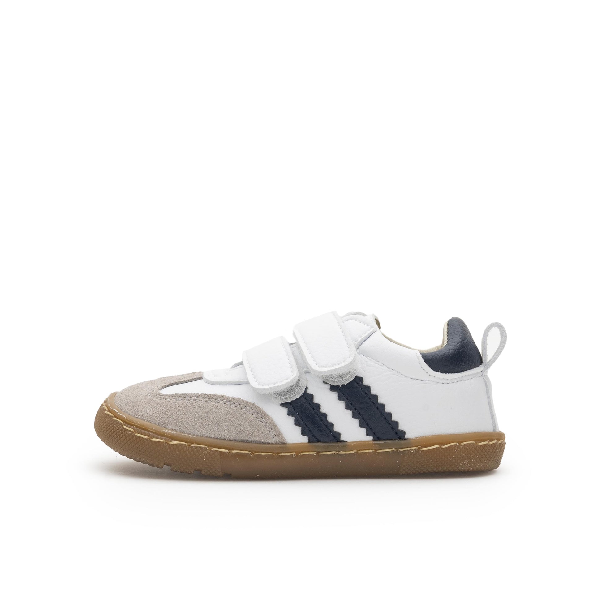 Deportiva barefoot blanco/azul con velcro REP Jeromín - REP-306-1.jpg