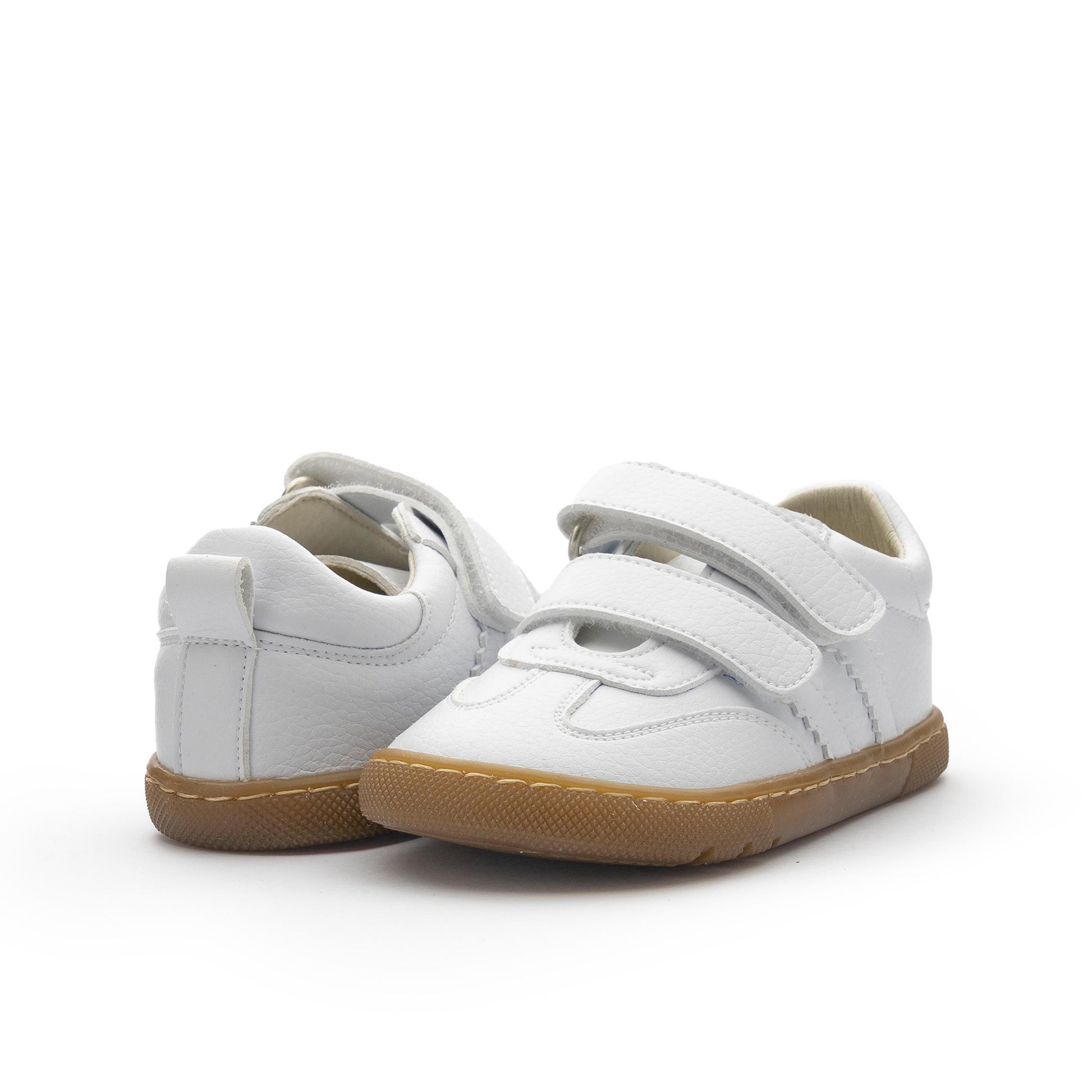 Deportiva barefoot total blanco con velcro REP Jeromín