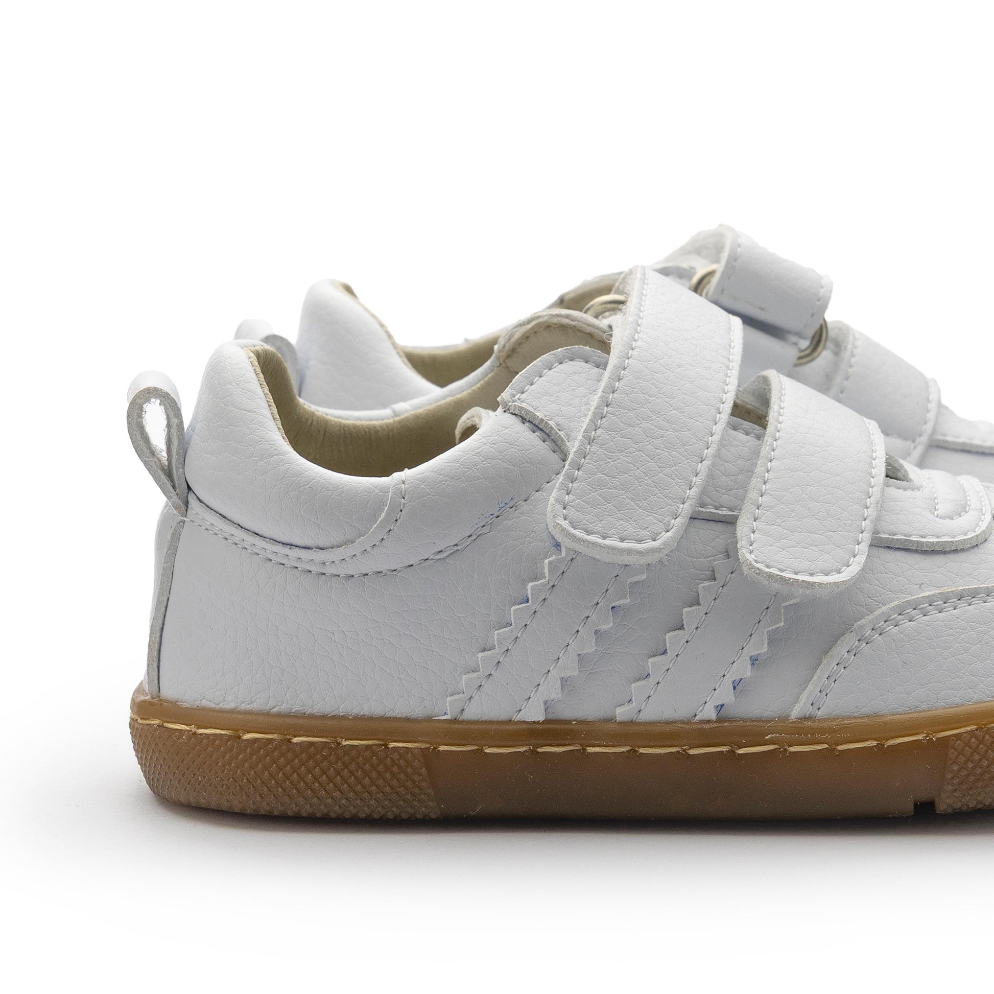 Deportiva barefoot total blanco con velcro REP Jeromín