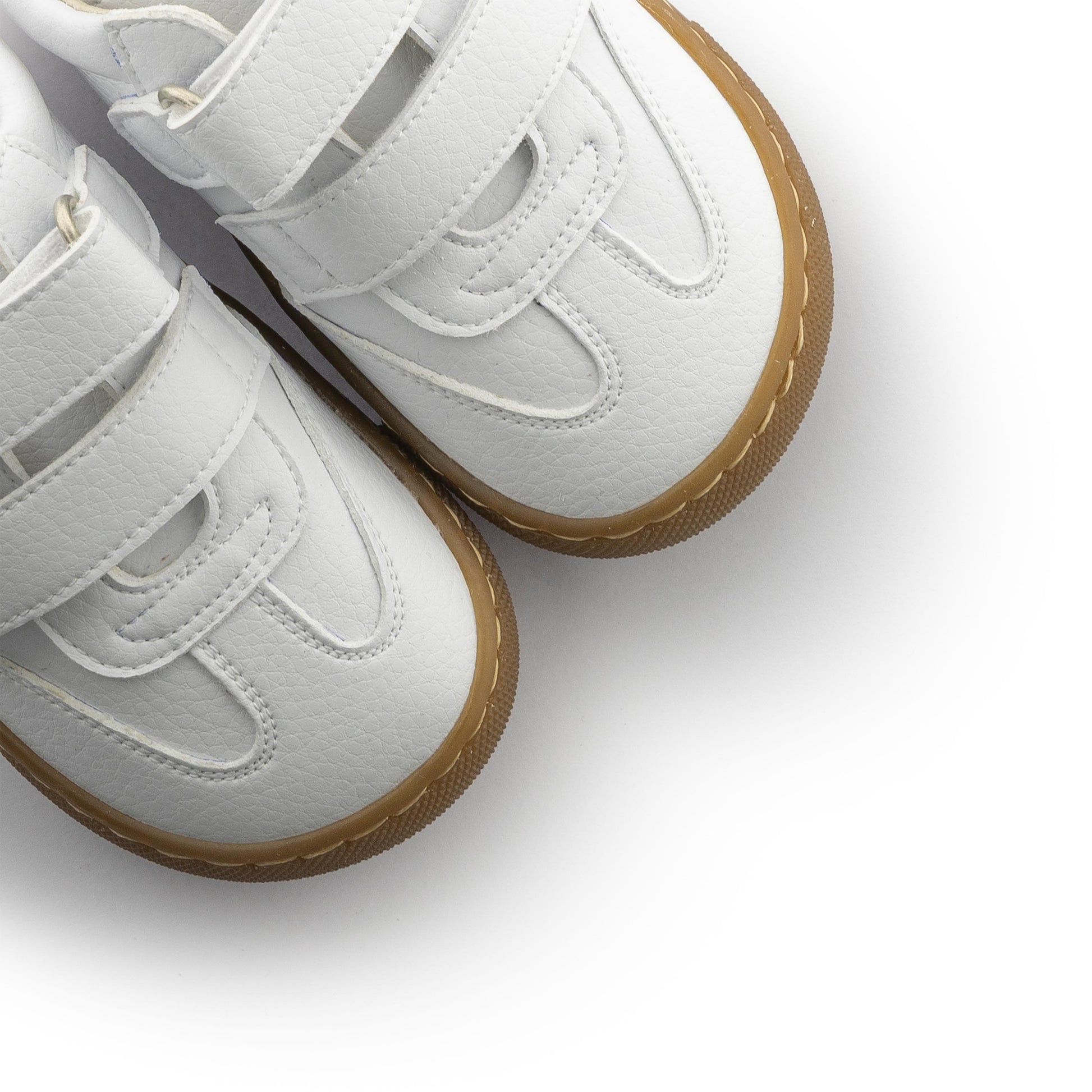 Deportiva barefoot total blanco con velcro REP Jeromín