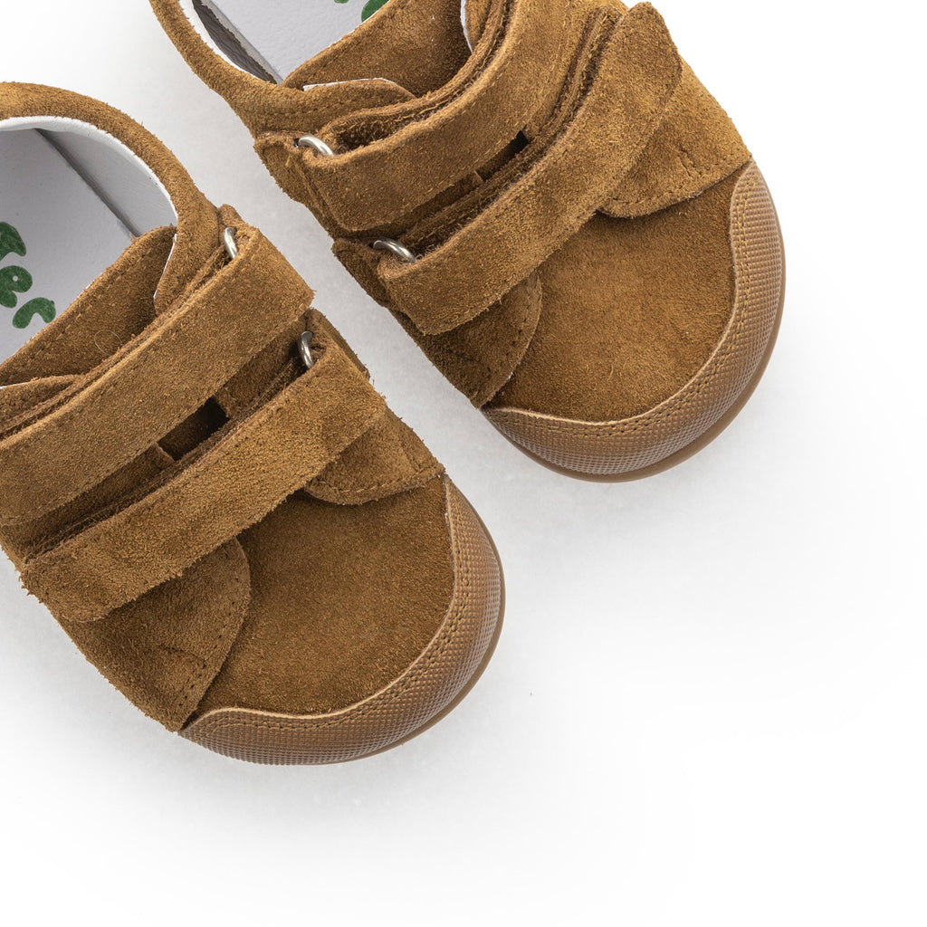 Deportiva barefoot ante roble con velcro REP Jeromín - REP-366-6.jpg