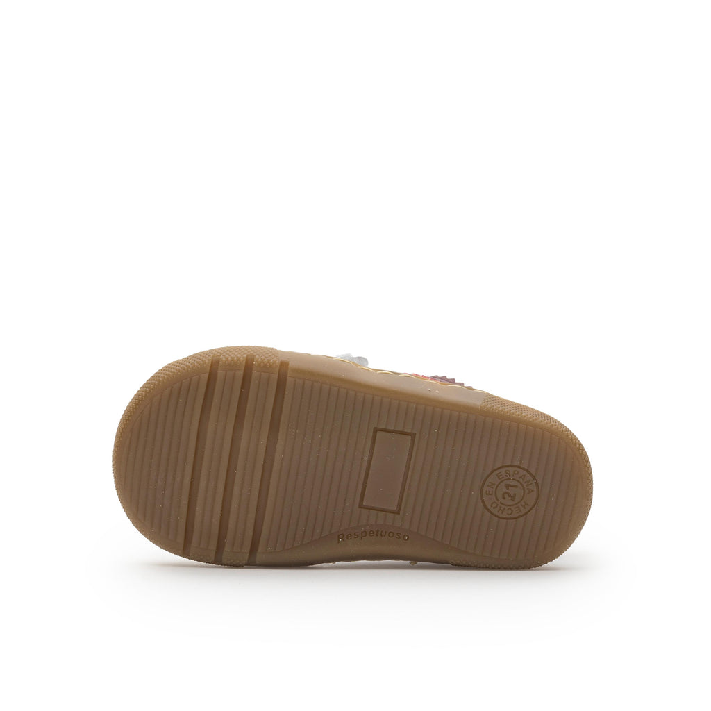 Deportiva barefoot blanco/burdeos con velcro REP Jeromín - REP-384-4.jpg