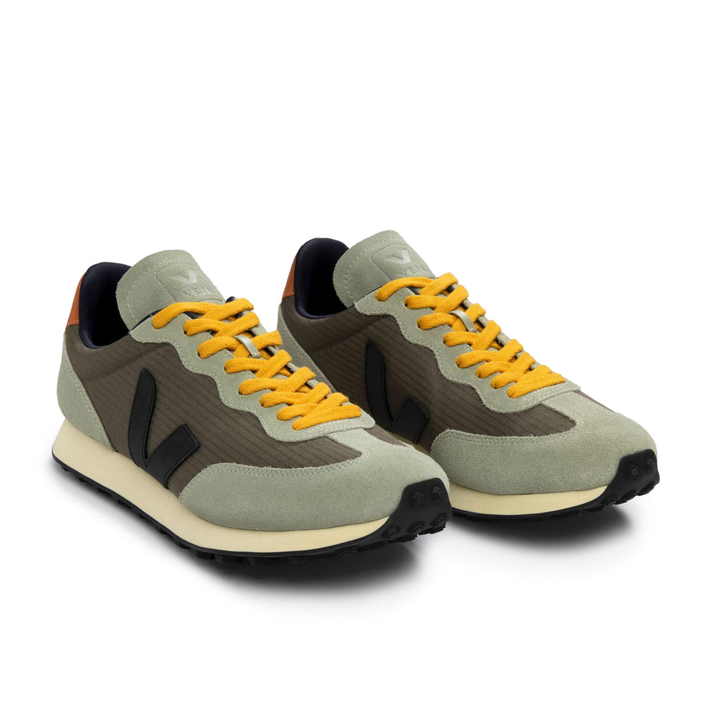 Deportiva kaki/negro con cordón RIOBRANCO de Veja - RIOBRANCO-420-3.jpg