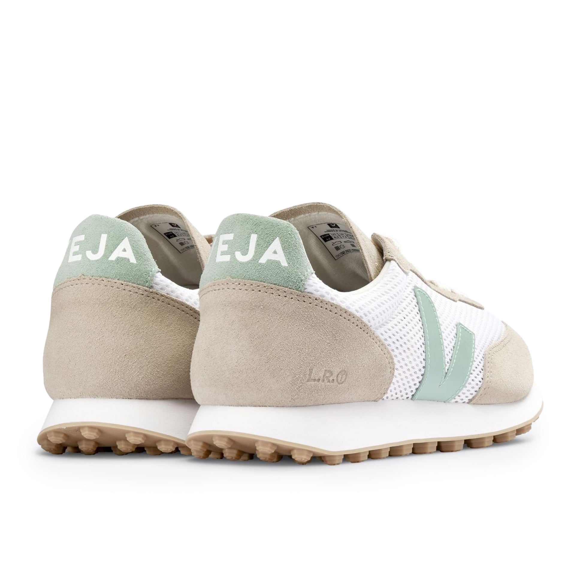 Deportiva beige/agua con cordón RIOBRANCO de Veja - RIOBRANCO-466-2.jpg