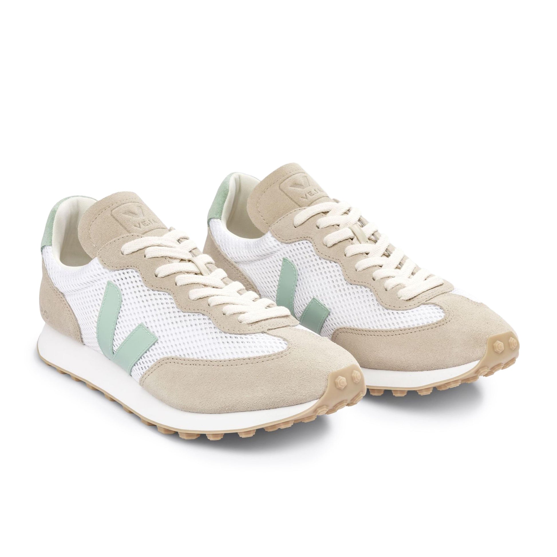 Deportiva beige/agua con cordón RIOBRANCO de Veja - RIOBRANCO-466-3.jpg