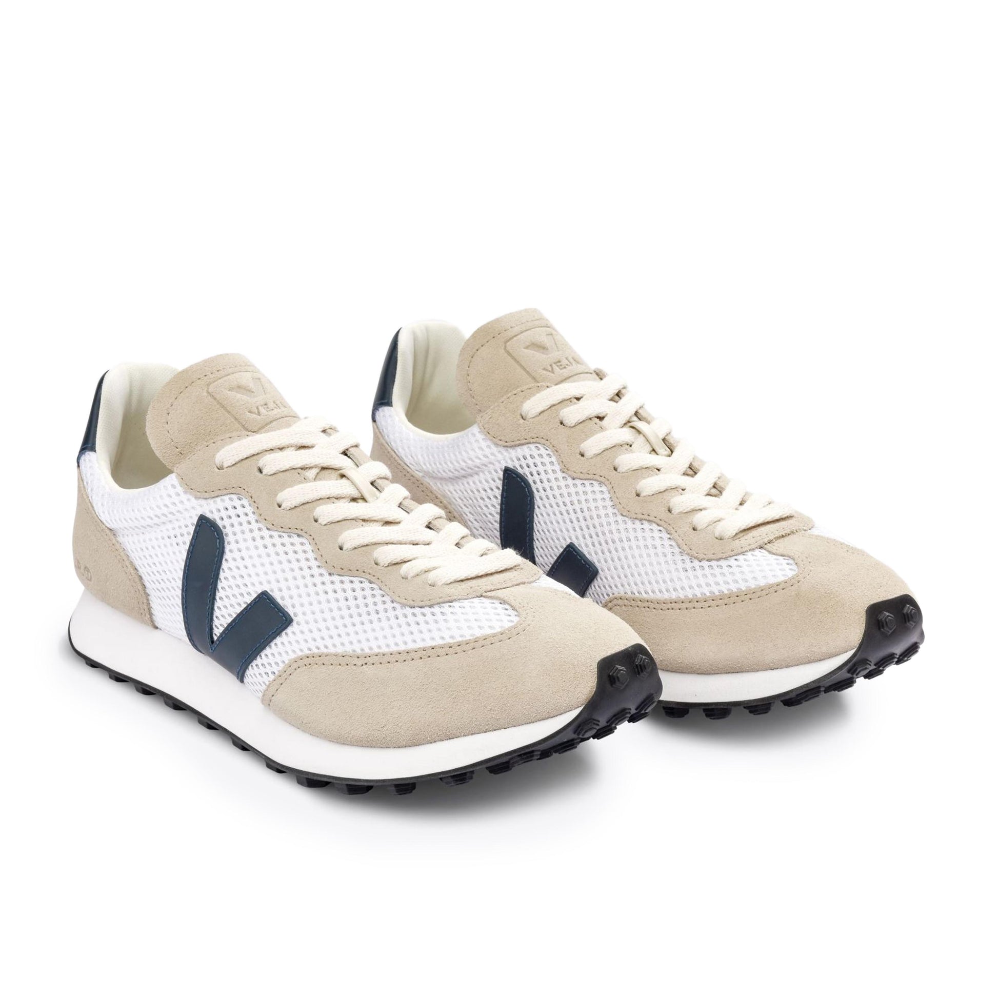 Deportiva beige/azul con cordón RIOBRANCO de Veja - RIOBRANCO-472-3.jpg