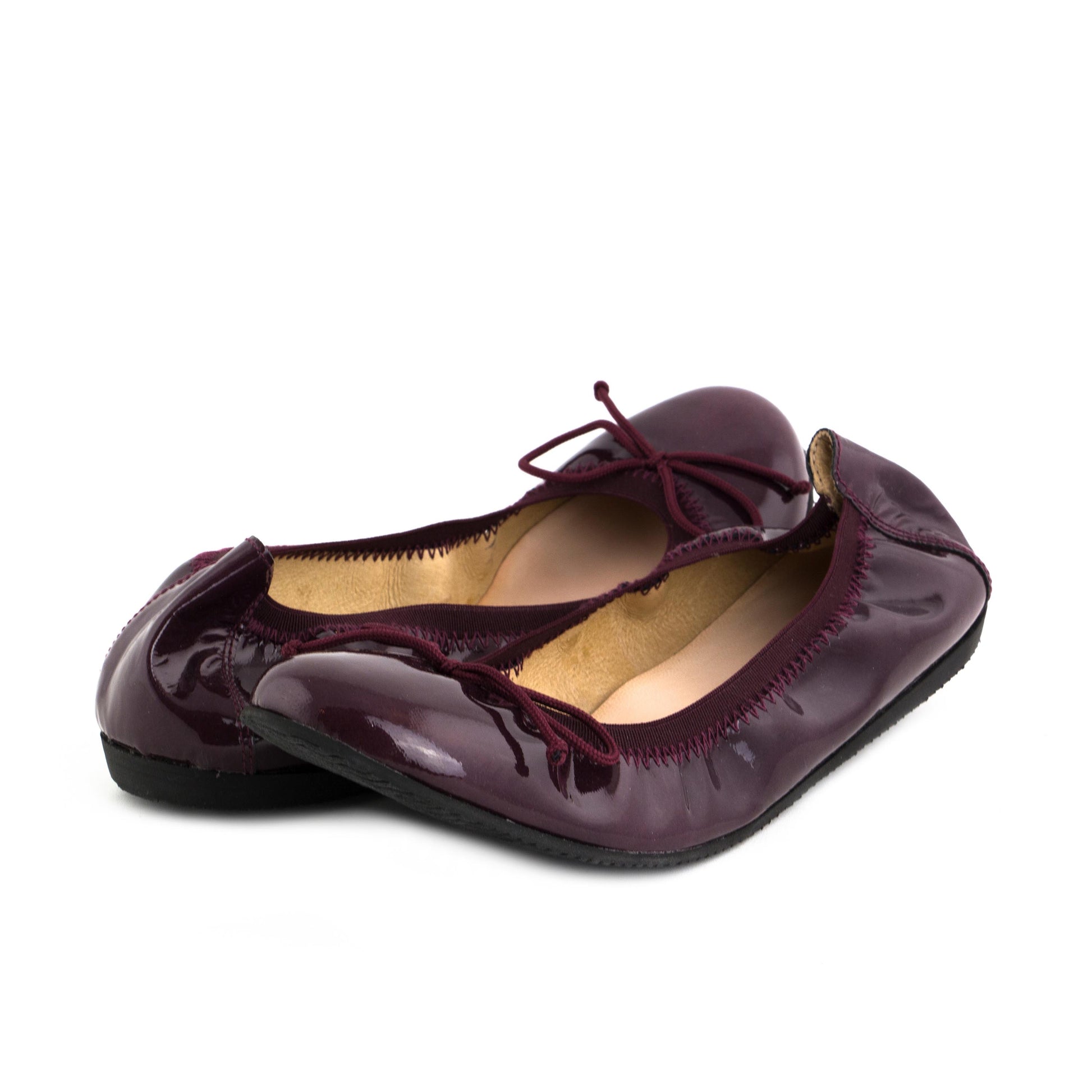 Bailarina charol granata con lazo ROLL-CH de Jeromín - ROLL-CH-156-2.jpg