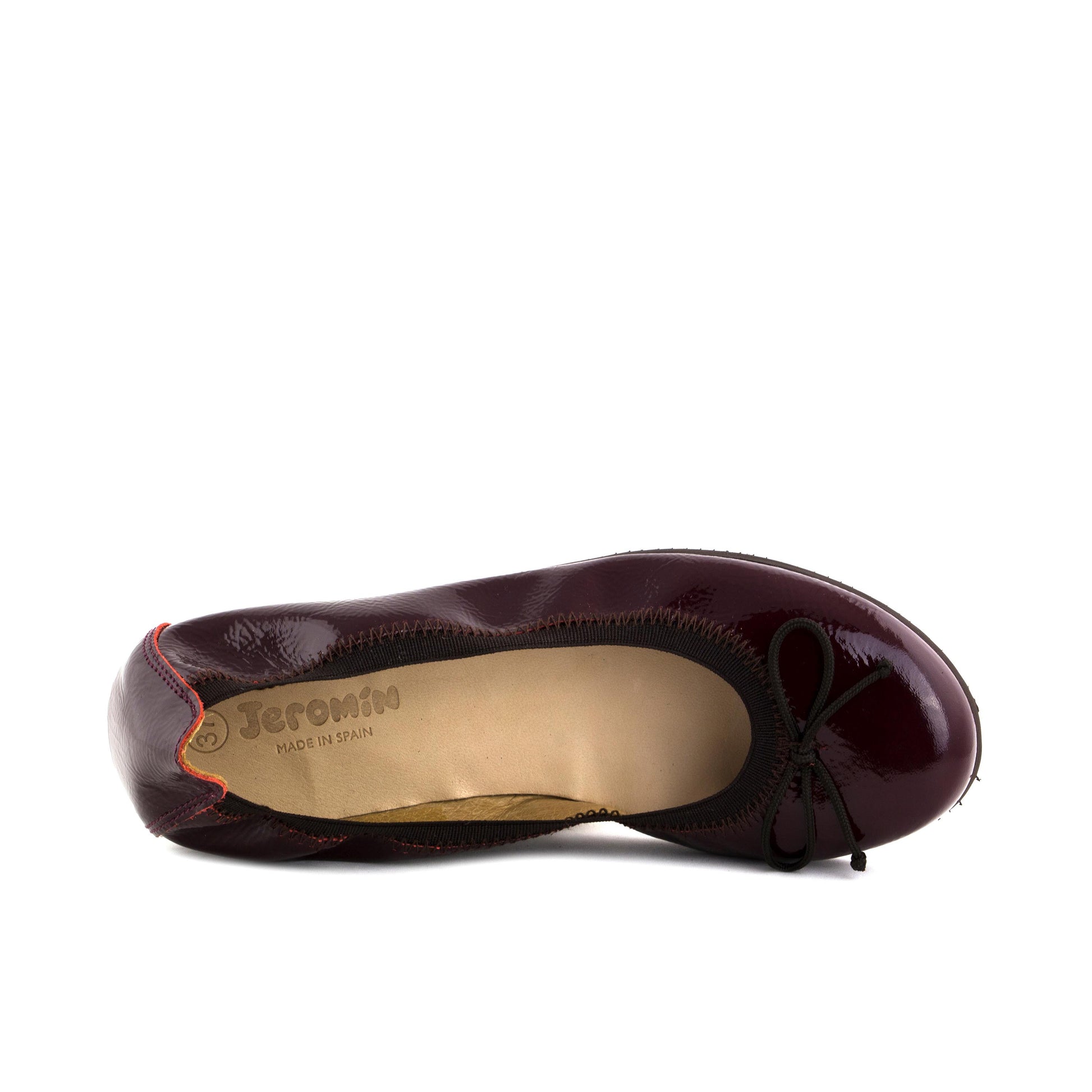 Bailarina charol burdeos con lazo ROLL-CH de Jeromín - ROLL-CH-22-6.jpg