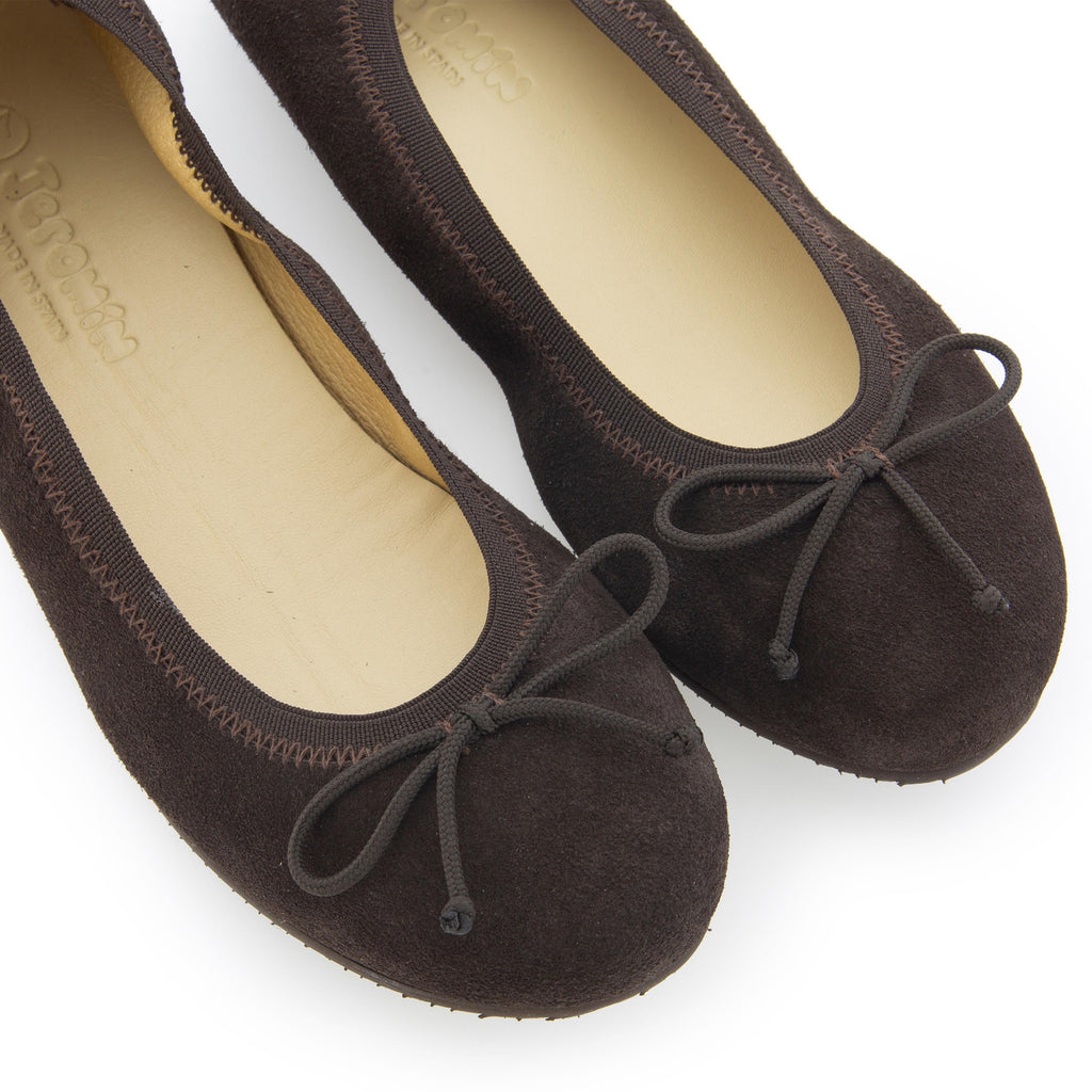 Bailarina serraje marrón con lazo ROLL-S de Jeromín - ROLL-S-26-6.jpg