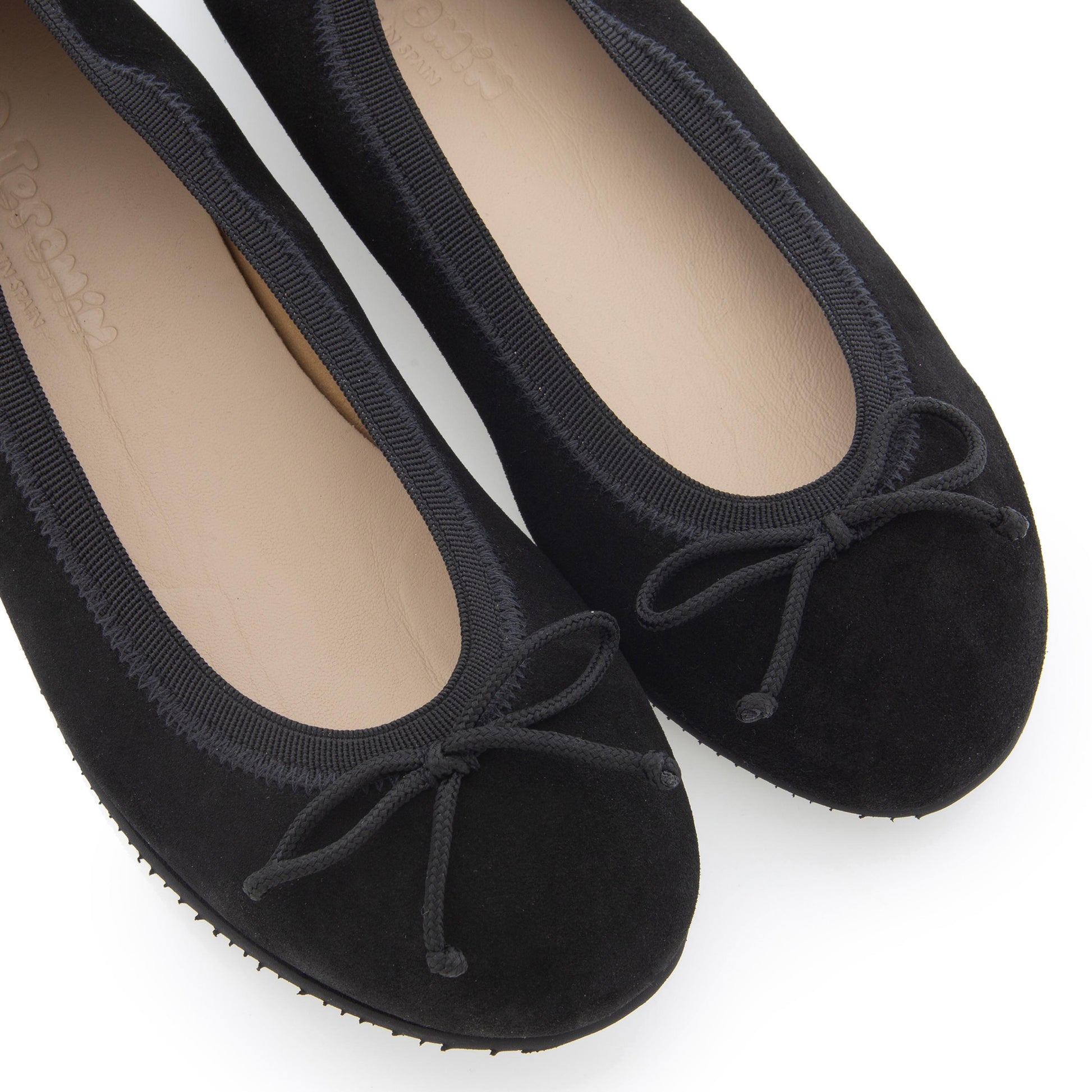 Bailarina serraje negro con lazo ROLL-S de Jeromín - ROLL-S-31-6.jpg