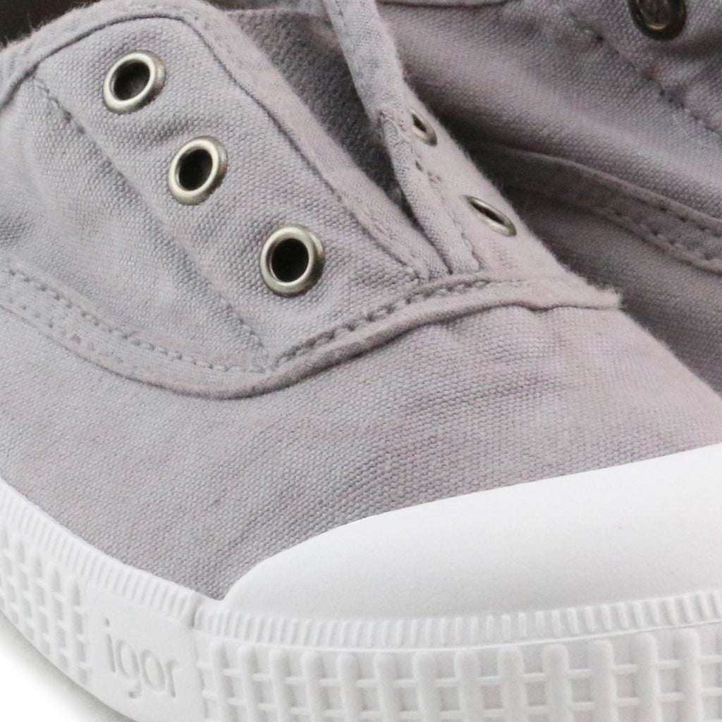 Zapatilla gris claro con elástico S10161 de Igor - S10161-17-6.jpg