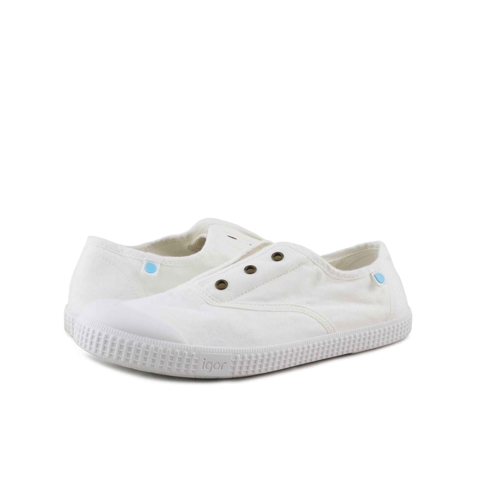 Zapatilla blanco con elástico S10161 de Igor - S10161-30-2.jpg