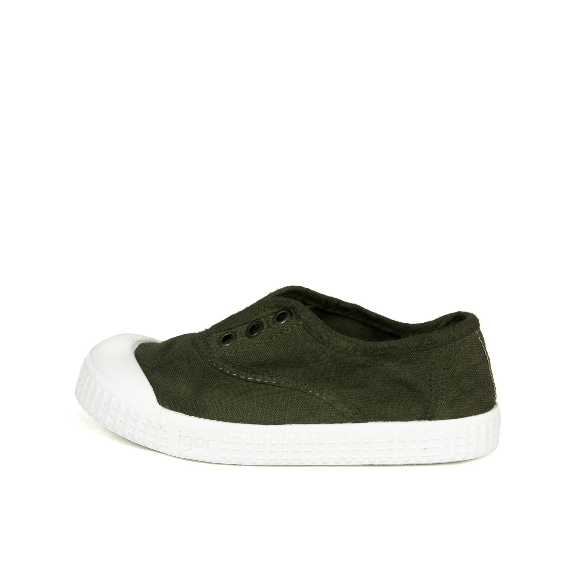 Zapatilla kaki con elástico S10161 de Igor - S10161-33-1.jpg