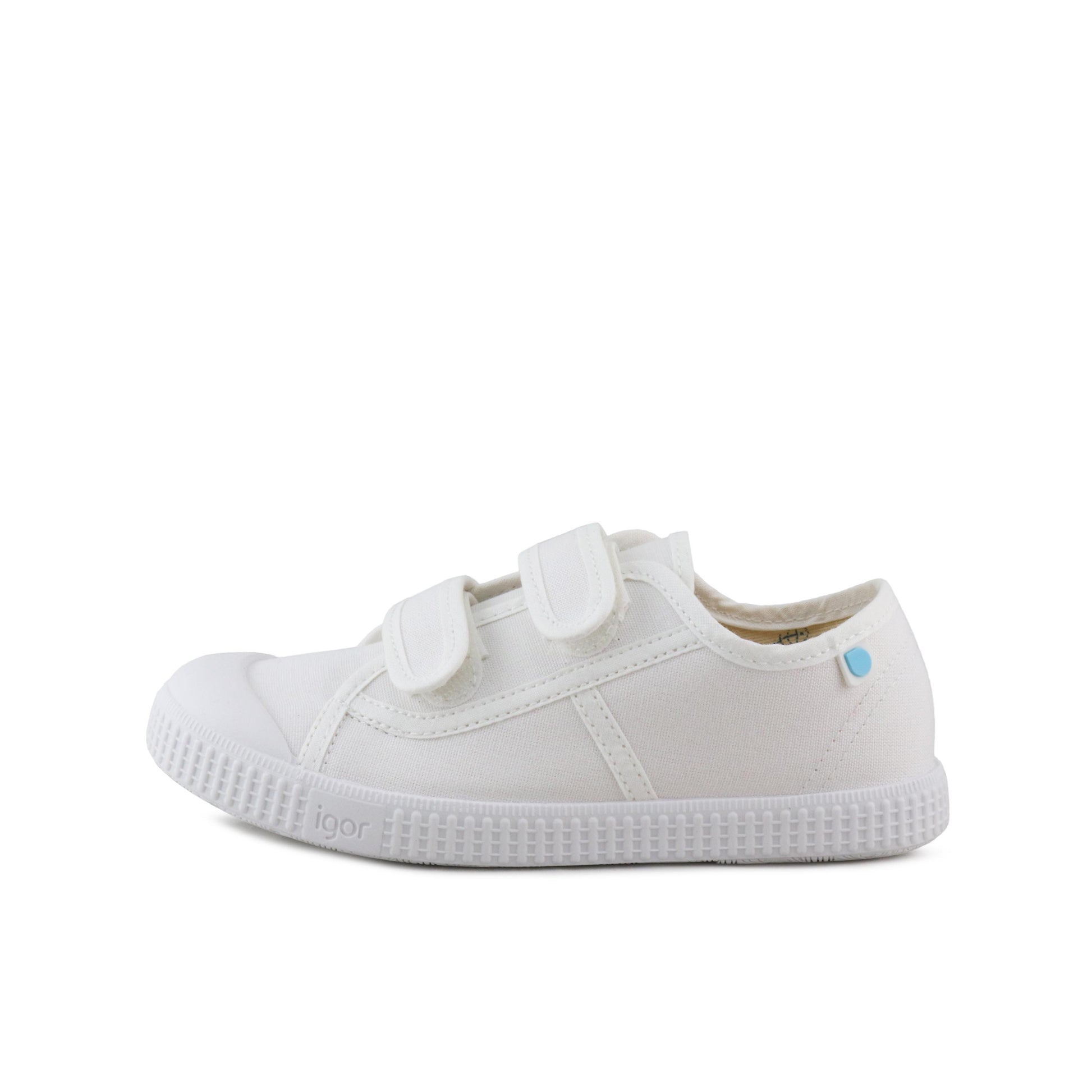 Zapatilla blanco con velcro S10199 de Igor - S10199-30-1.jpg