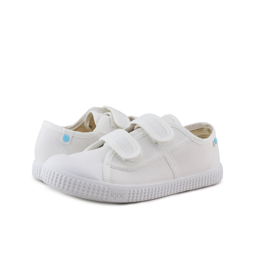 Zapatilla blanco con velcro S10199 de Igor - S10199-30-2.jpg