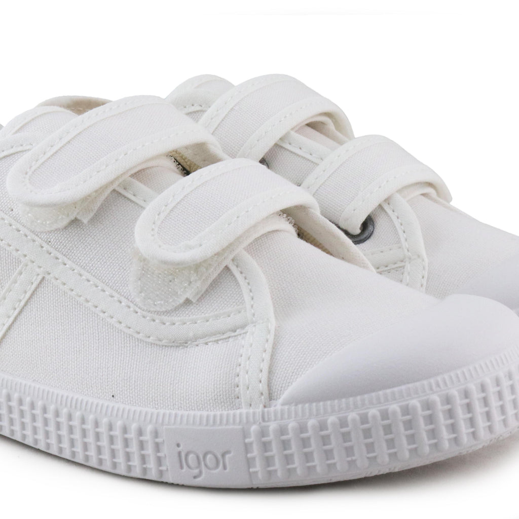 Zapatilla blanco con velcro S10199 de Igor - S10199-30-5.jpg