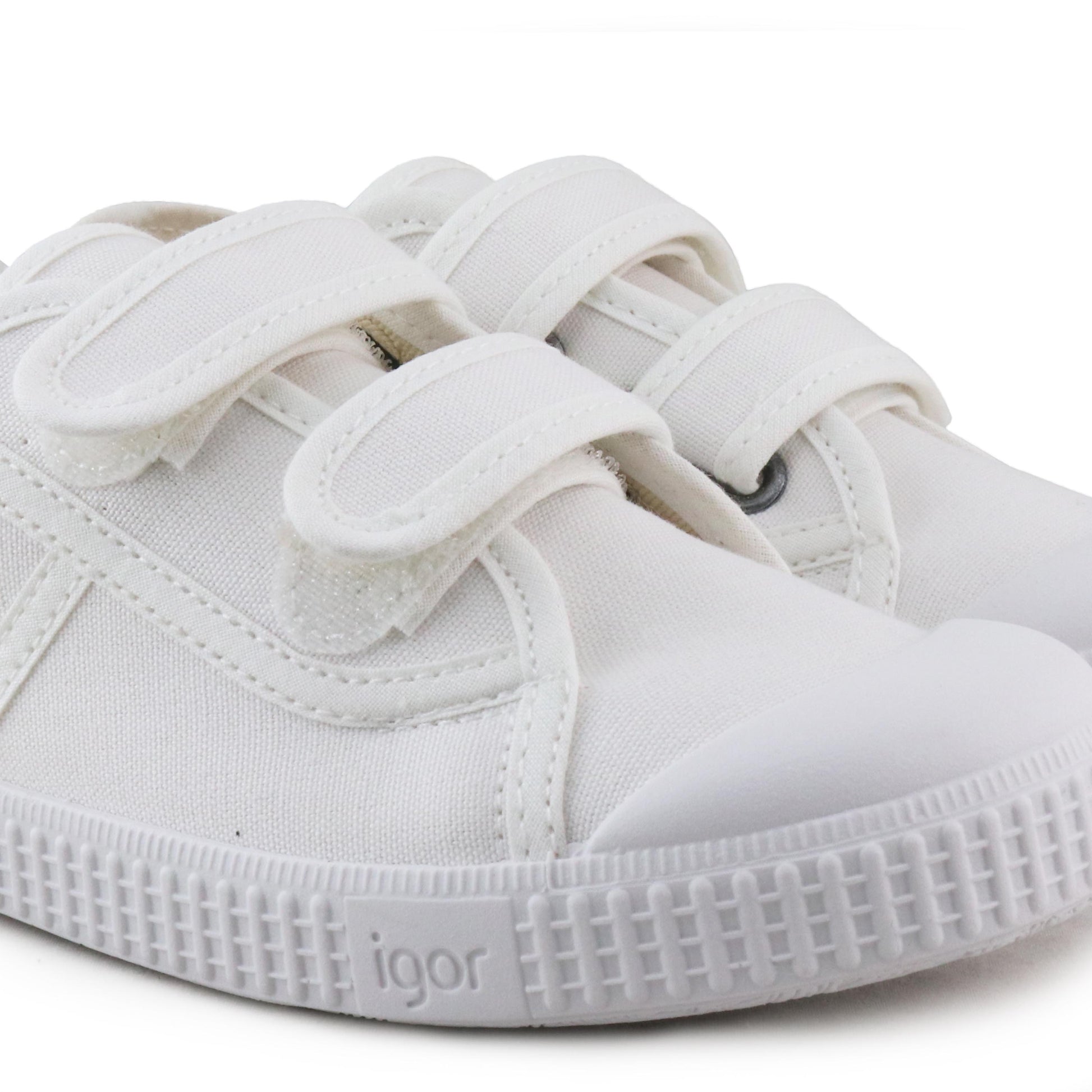 Zapatilla blanco con velcro S10199 de Igor - S10199-30-5.jpg