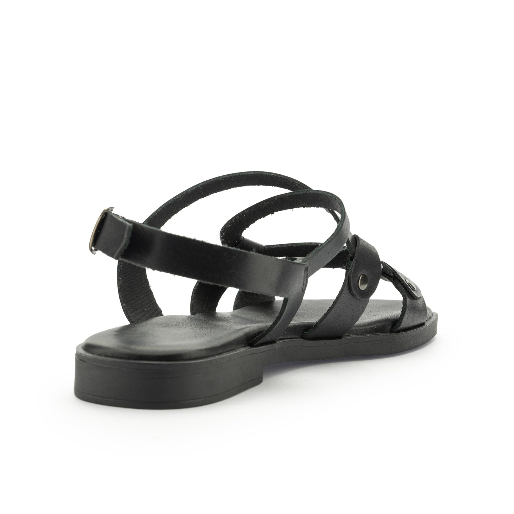 Sandalia plana negro con hebilla S34418 de Pepa & Cris - S34418-20-3.jpg