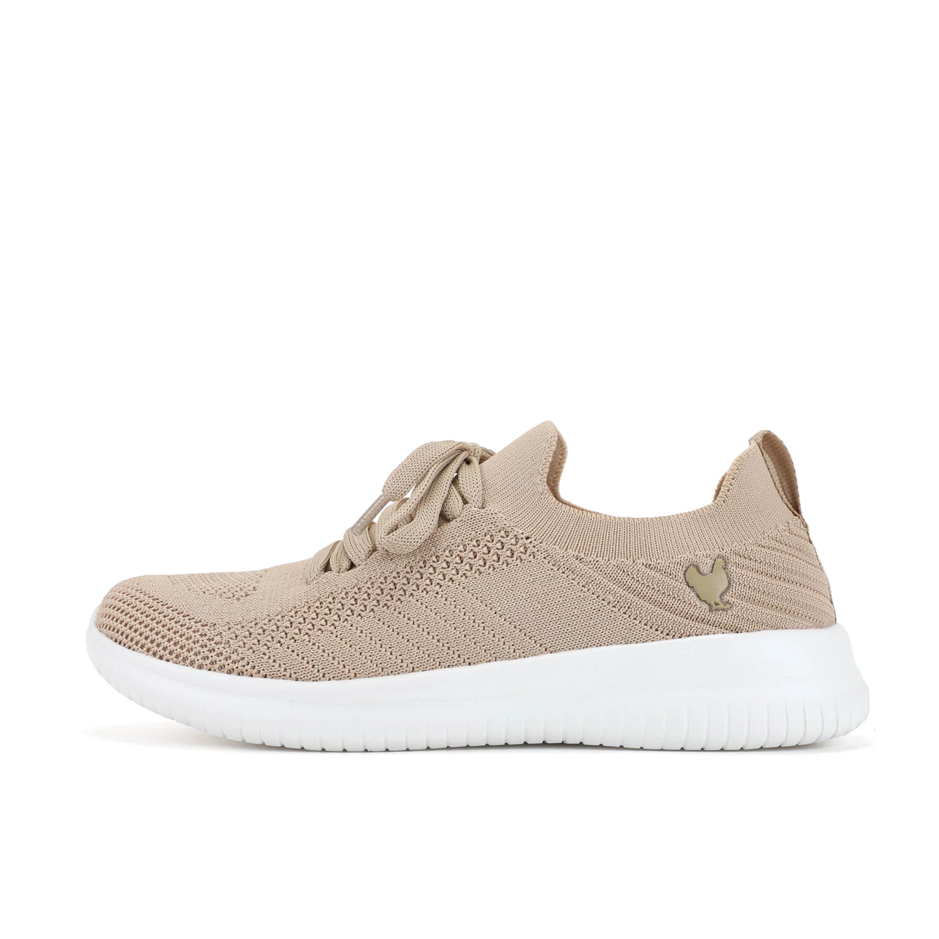 Deportiva beige con cordón SARA de Walk in Pitas - SARA-0-1.jpg