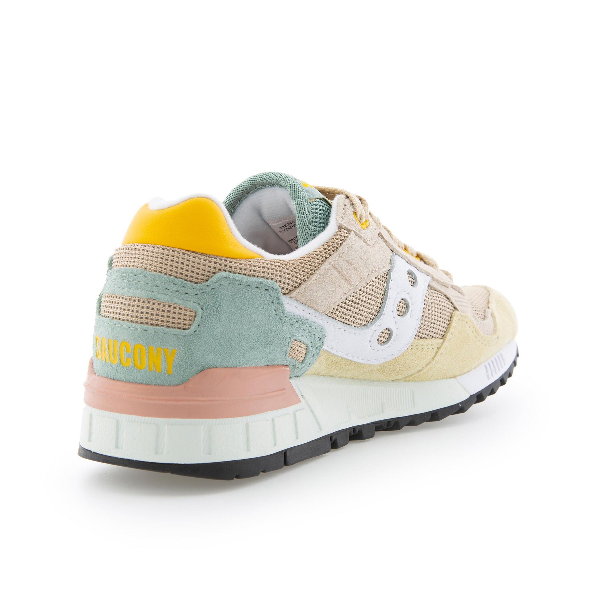 Deportiva beige/verde/rosa con cordón SHADOW de Saucony - SHADOW-423-3.jpg