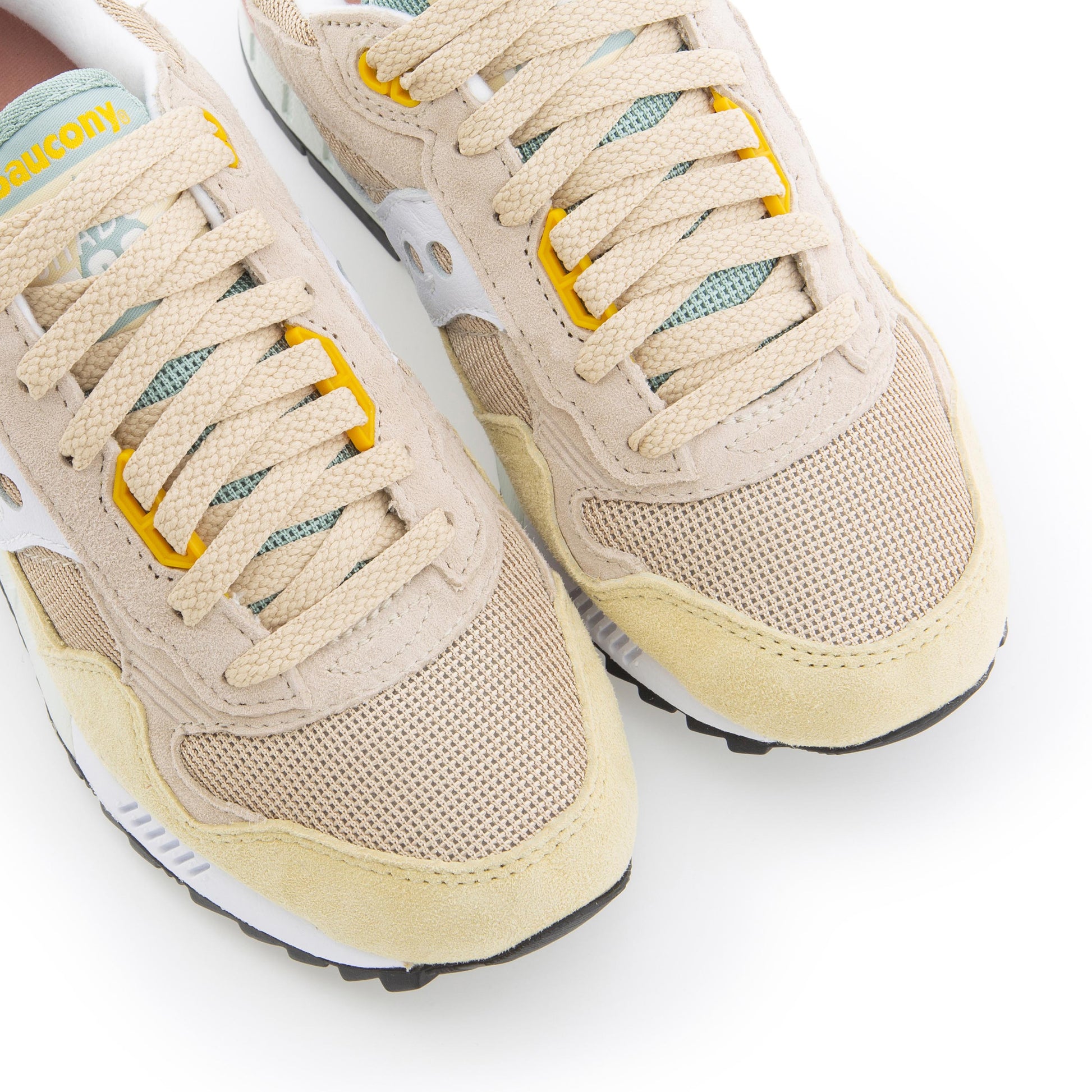 Deportiva beige/verde/rosa con cordón SHADOW de Saucony - SHADOW-423-6.jpg