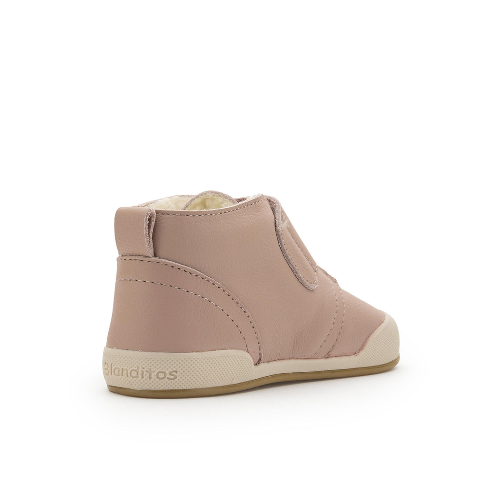 Bota barefoot rosa palo forrada con velcro SIDNEY Blanditos - SIDNEY-93-3.jpg