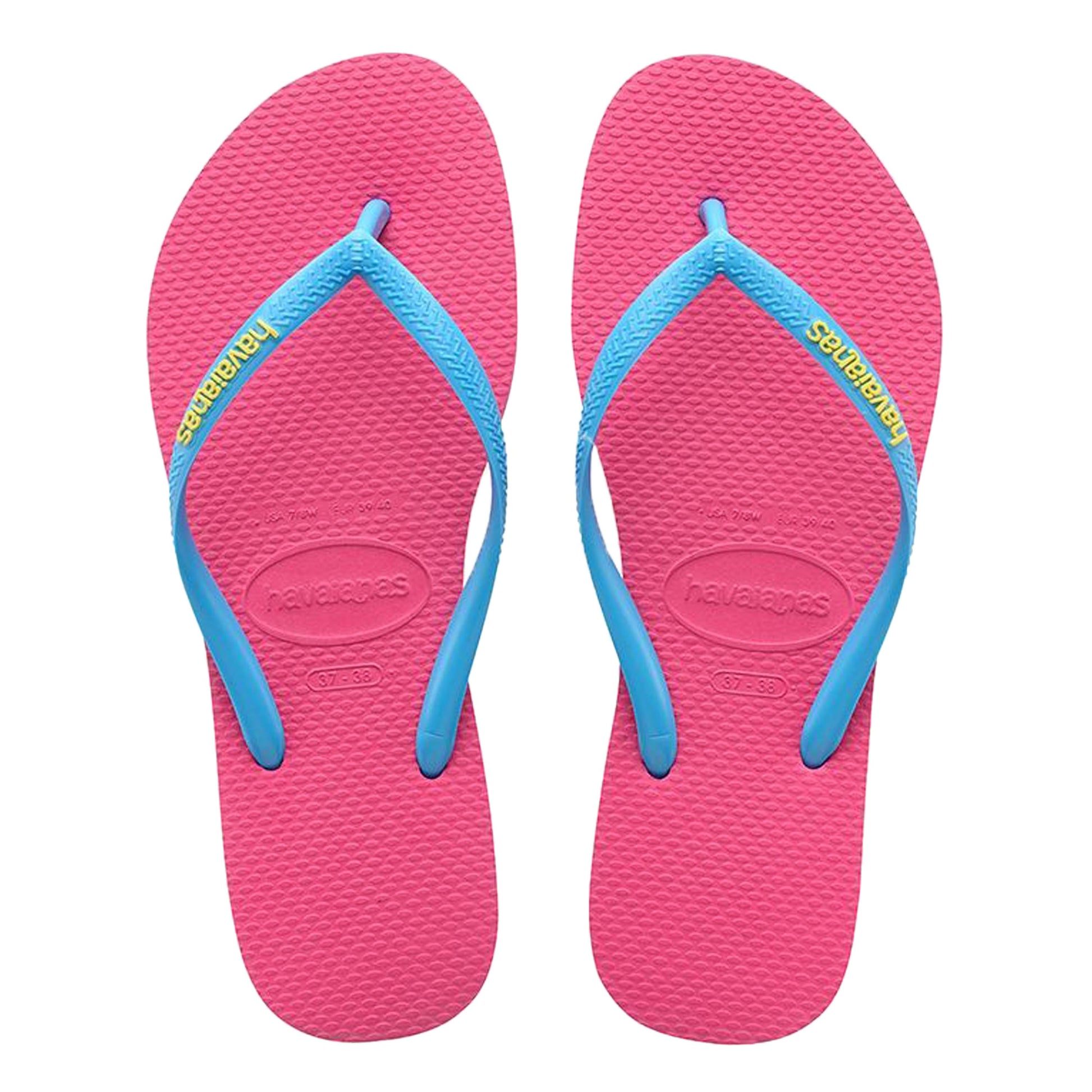 Chancla fucsia/turquesa SLIMLOGO de Havaianas - SLIMLOGO-296-1.jpg