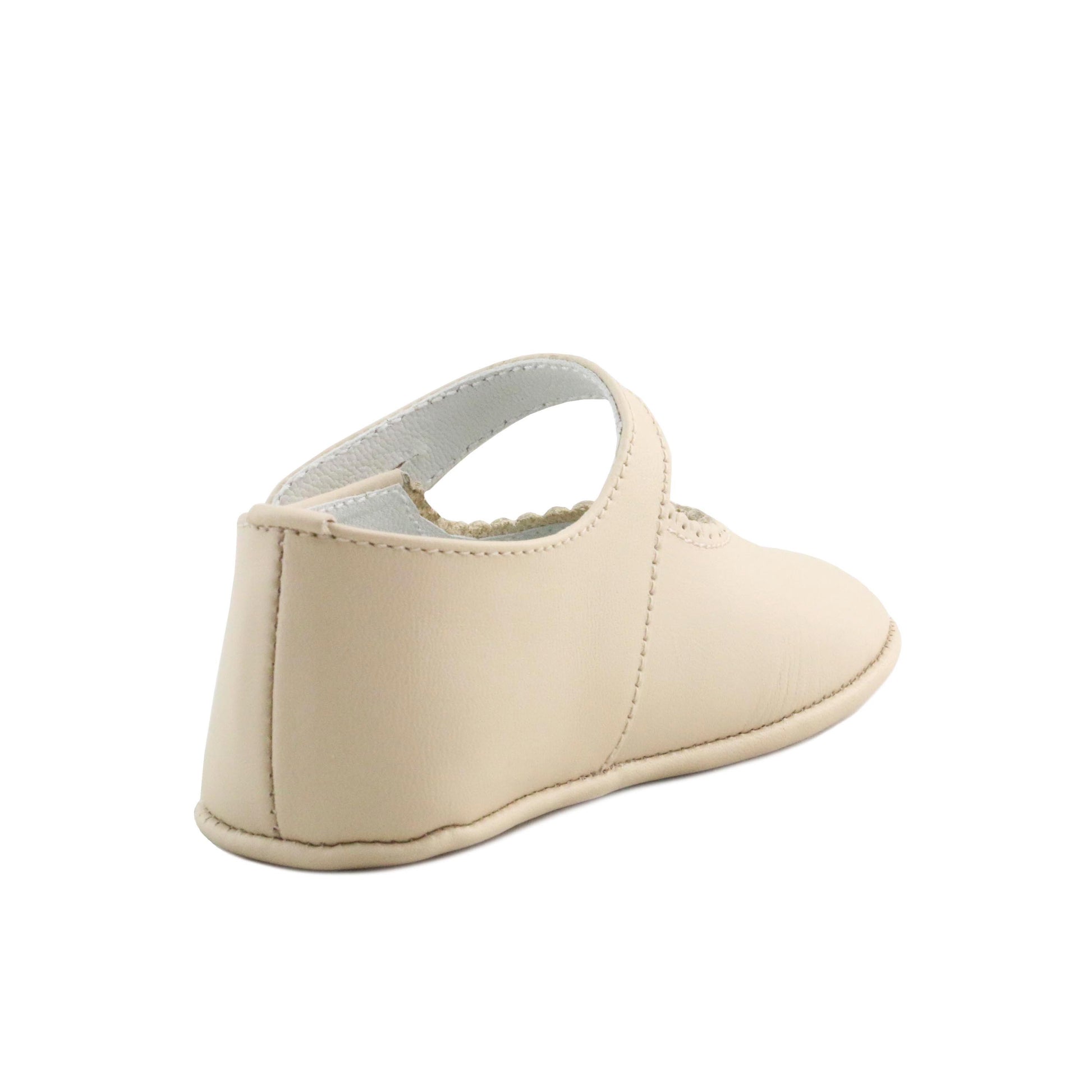 Mercedita beige oscuro con botón SP115 de Jeromín - SP115-0-3.jpg