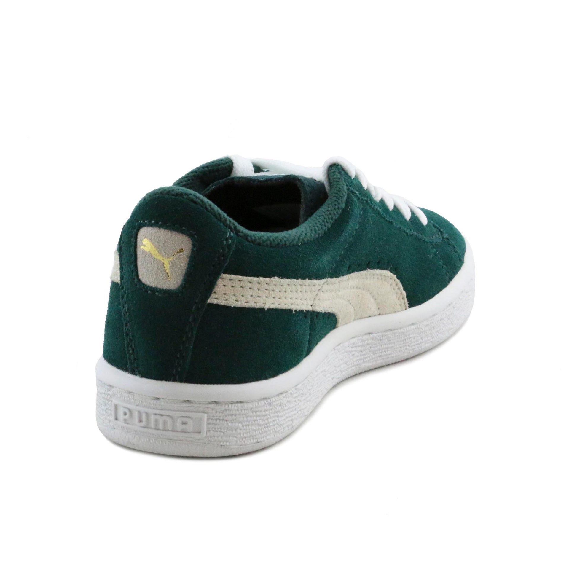 Deportiva serraje verde con cordón SUEDE de Puma - SUEDE-159-3.jpg