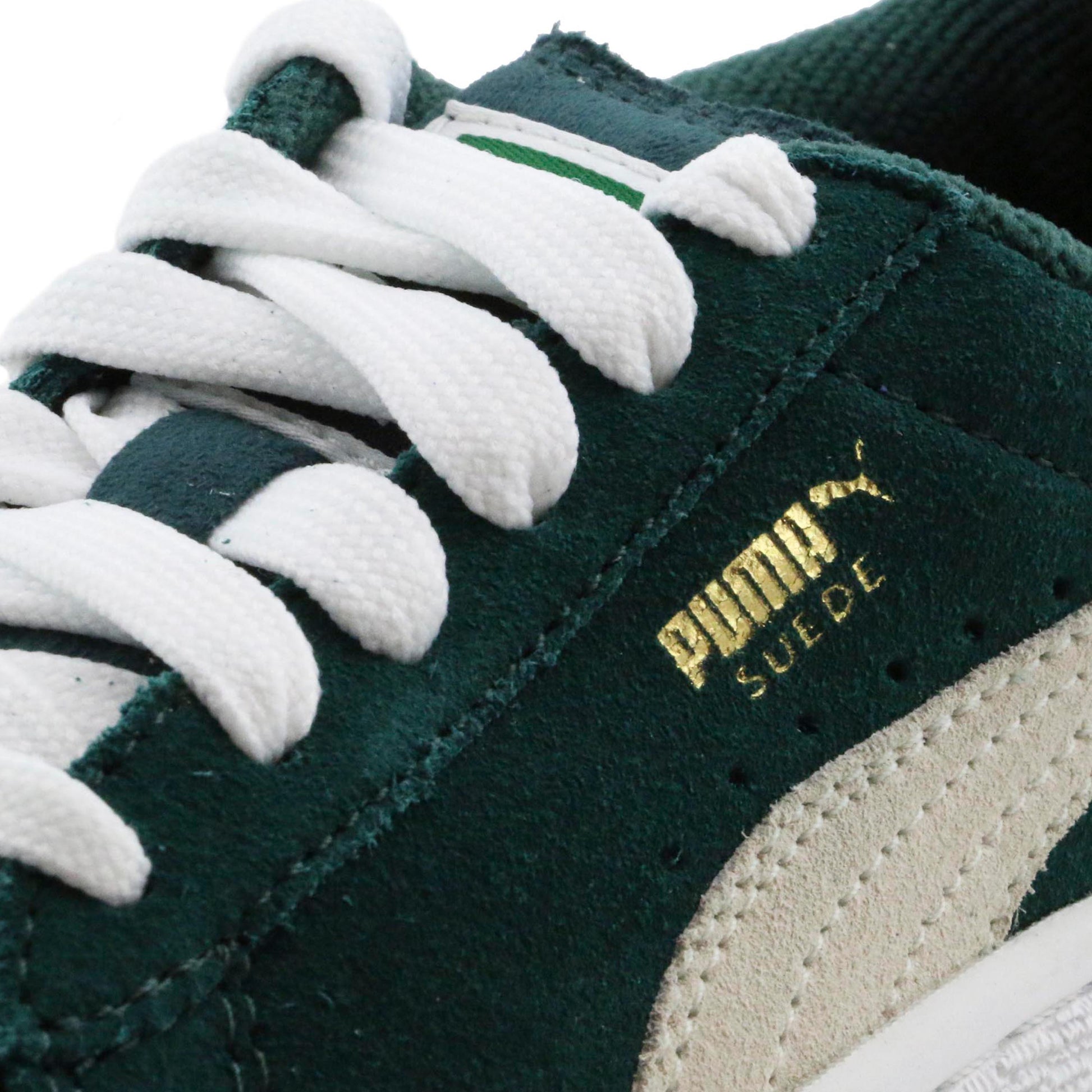 Deportiva serraje verde con cordón SUEDE de Puma - SUEDE-159-5.jpg