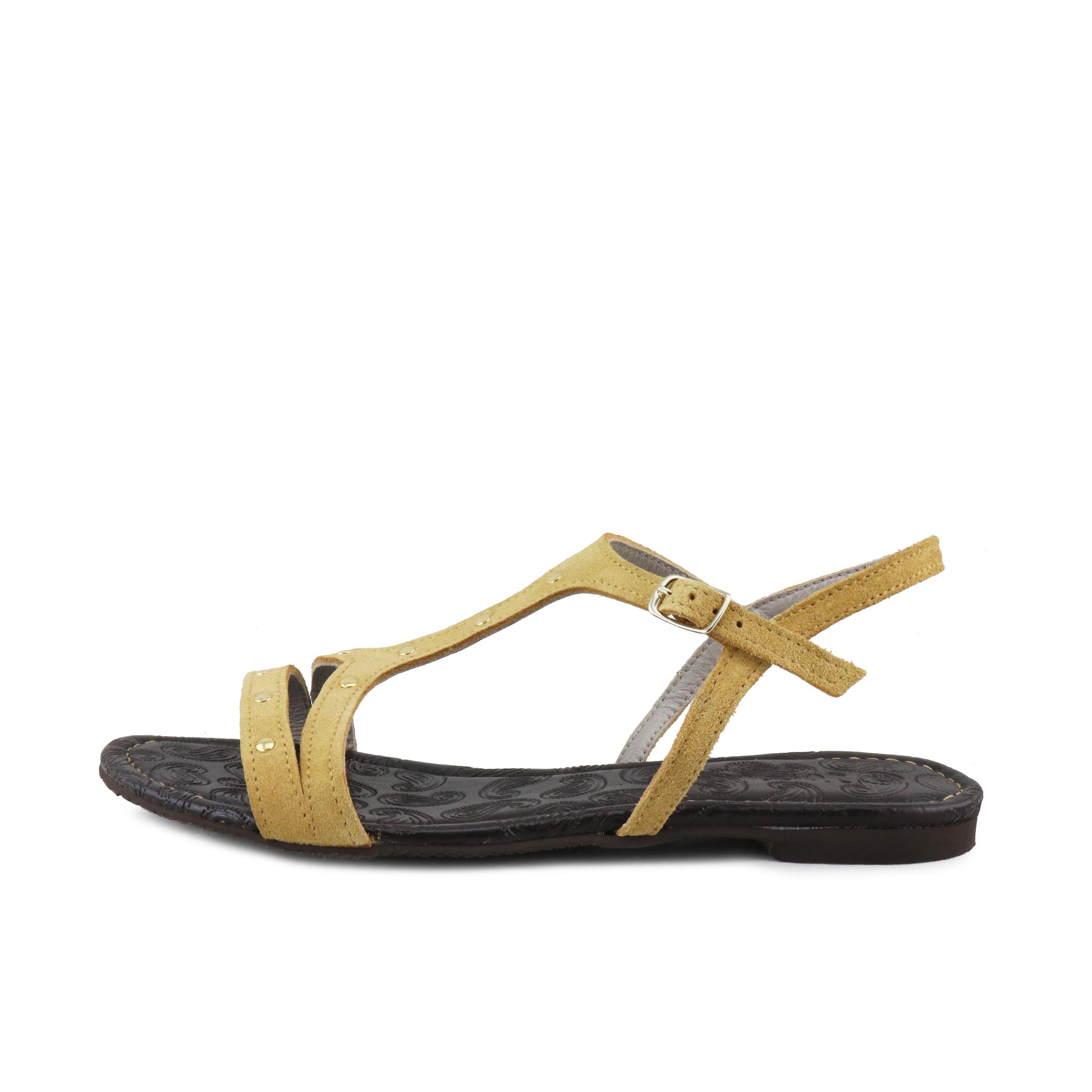Sandalia plana mostaza con hebilla TACHASJERO Jeromín - TACHASJERO-251-1.jpg