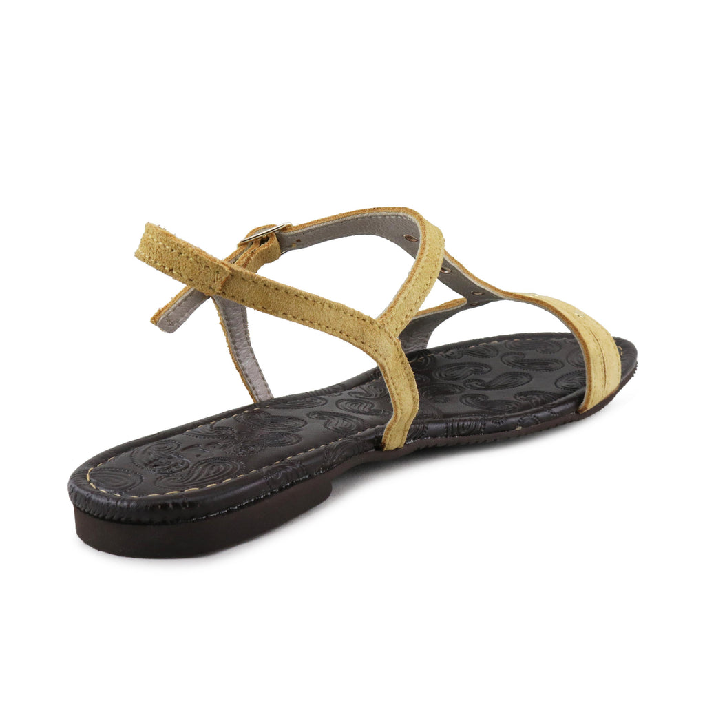 Sandalia plana mostaza con hebilla TACHASJERO Jeromín - TACHASJERO-251-3.jpg
