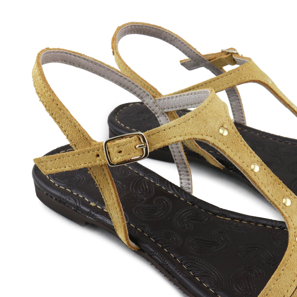 Sandalia plana mostaza con hebilla TACHASJERO Jeromín - TACHASJERO-251-5.jpg