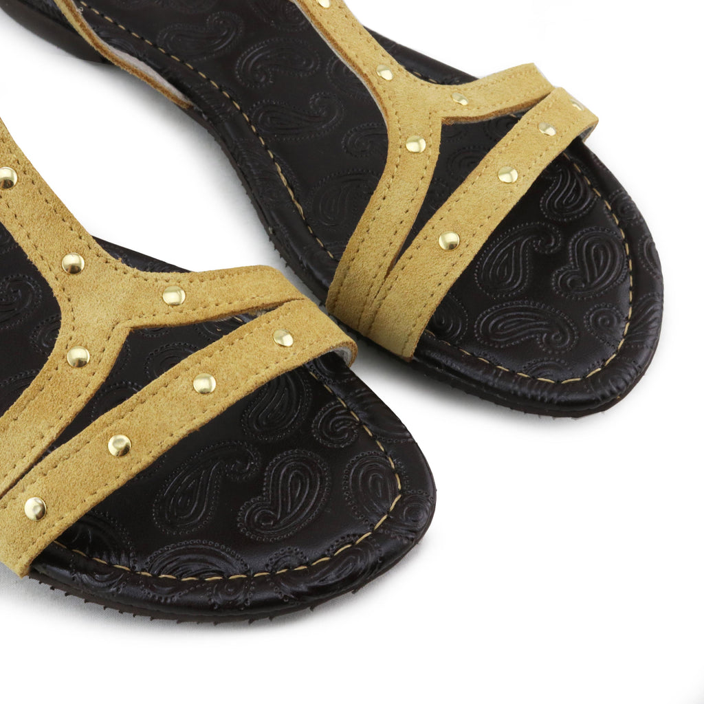 Sandalia plana mostaza con hebilla TACHASJERO Jeromín - TACHASJERO-251-6.jpg