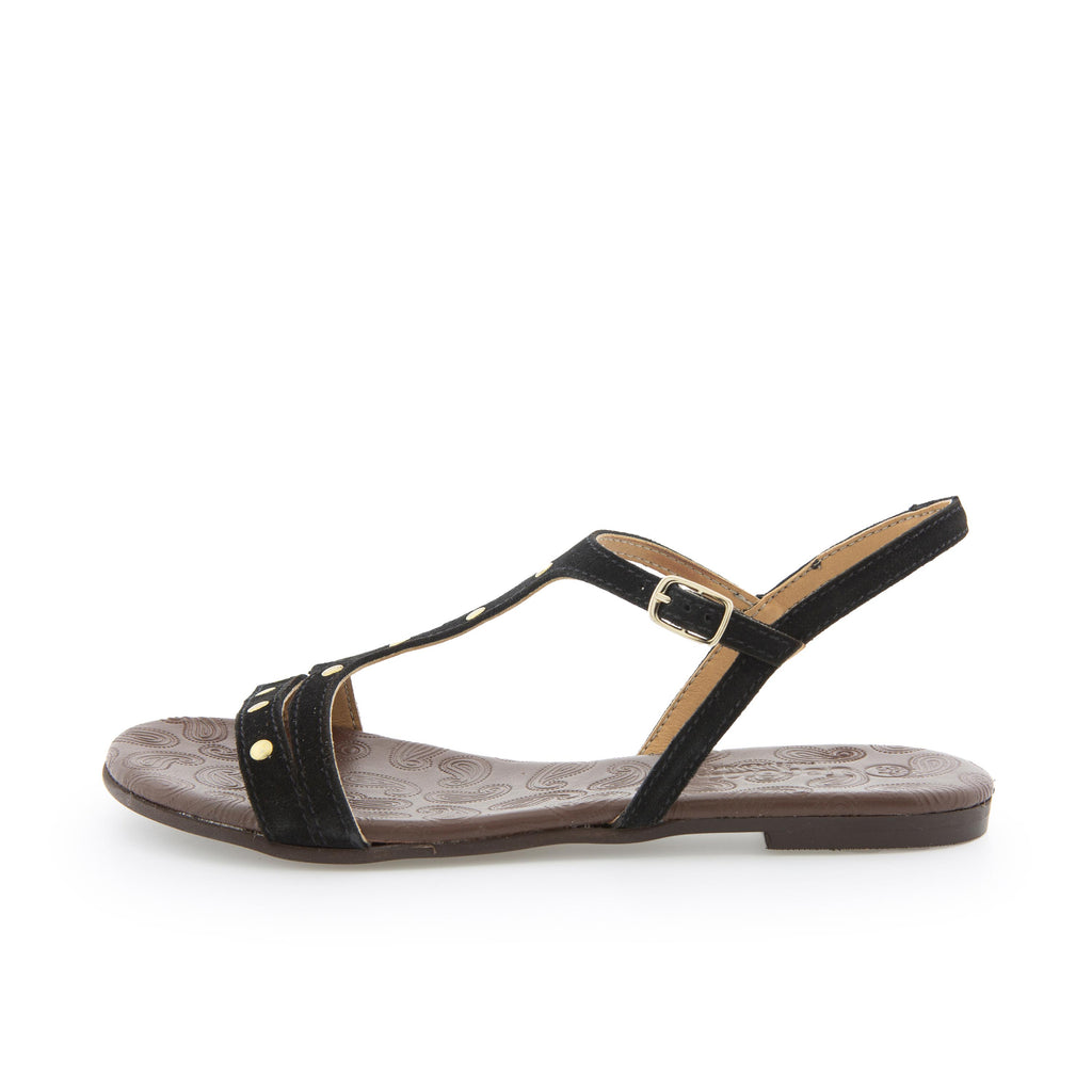 Sandalia plana ante negro con hebilla TACHASJERO Jeromín - TACHASJERO-31-1.jpg