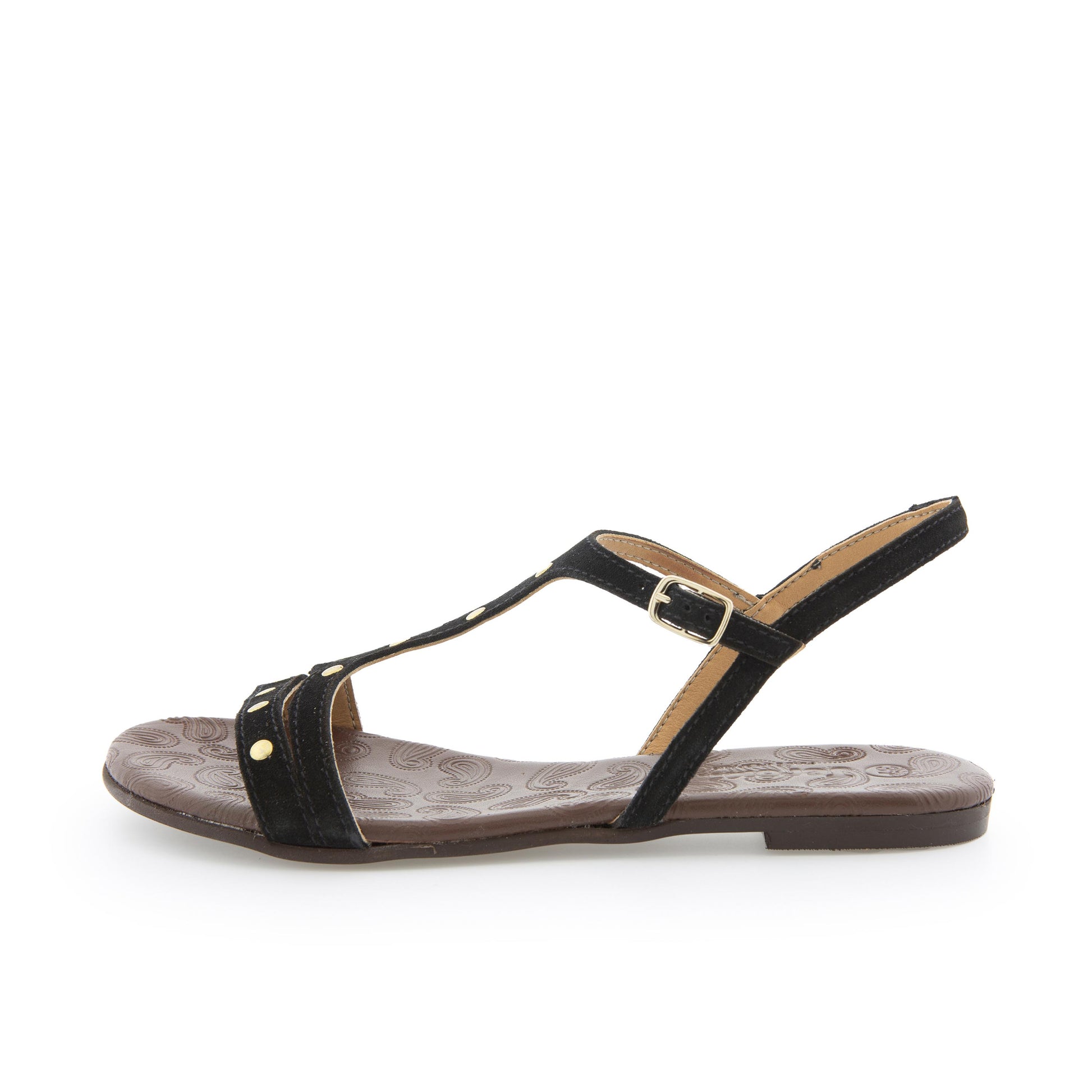 Sandalia plana ante negro con hebilla TACHASJERO Jeromín - TACHASJERO-31-1.jpg