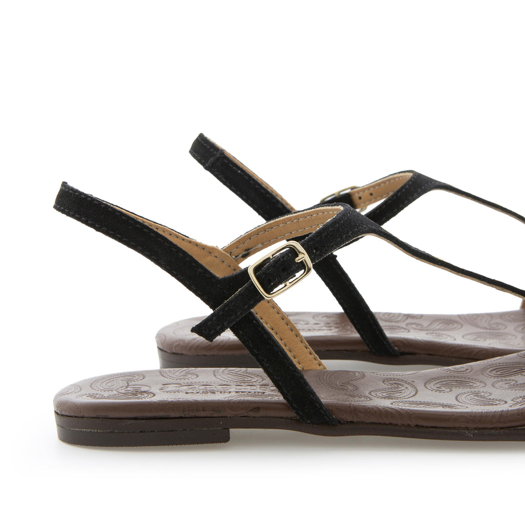 Sandalia plana ante negro con hebilla TACHASJERO Jeromín - TACHASJERO-31-5.jpg