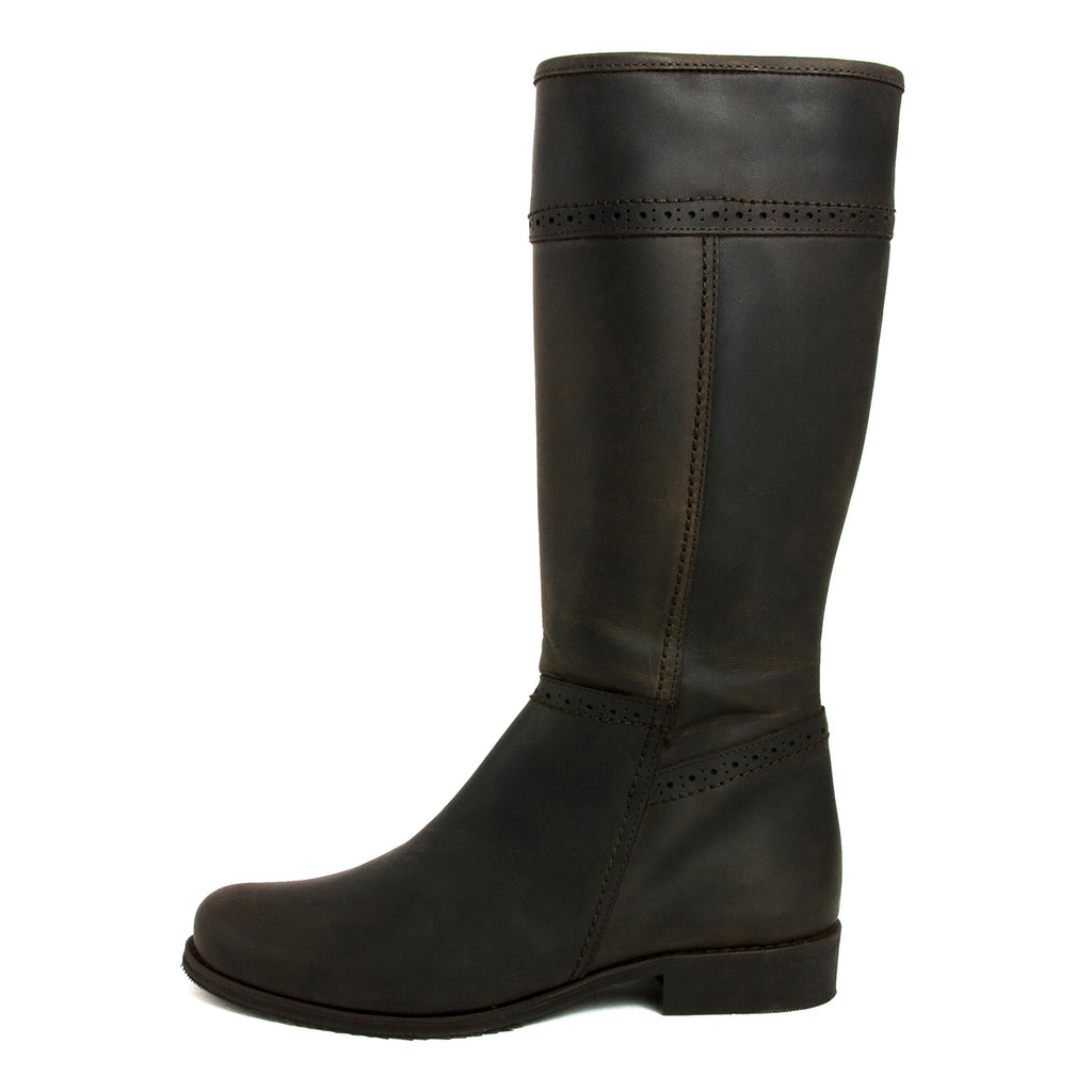 Bota marrón oscuro con cremallera TEJANA de Jeromín - TEJANA-62-1.jpg