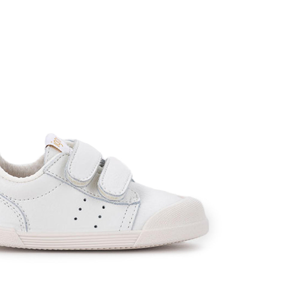 Zapatilla barefoot blanco con velcro TENNIS de Igor